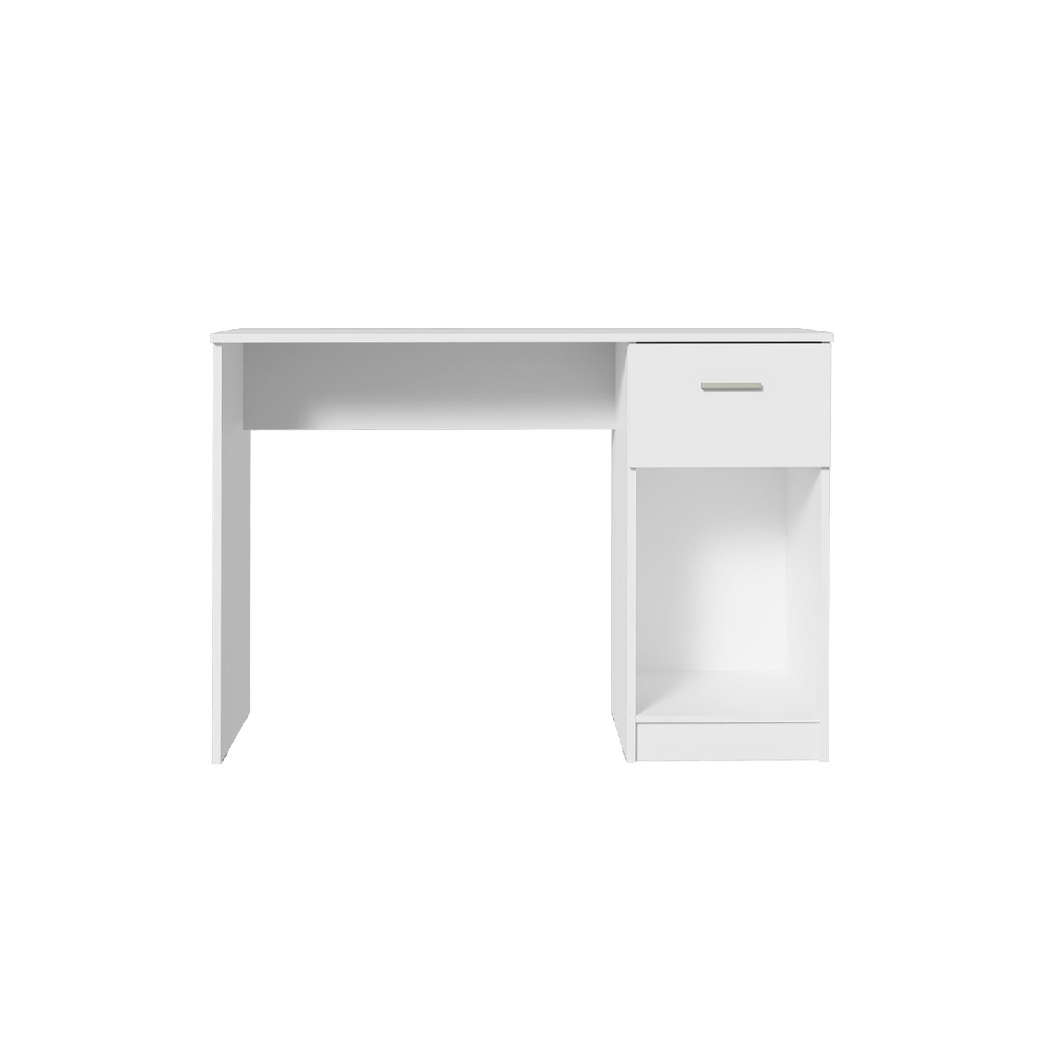 Bureau à domicile pour ordinateur de jeu, gestion des câbles et support pour grand écran, beaucoup d'espace, bois 17" D x 43" W x 30" H