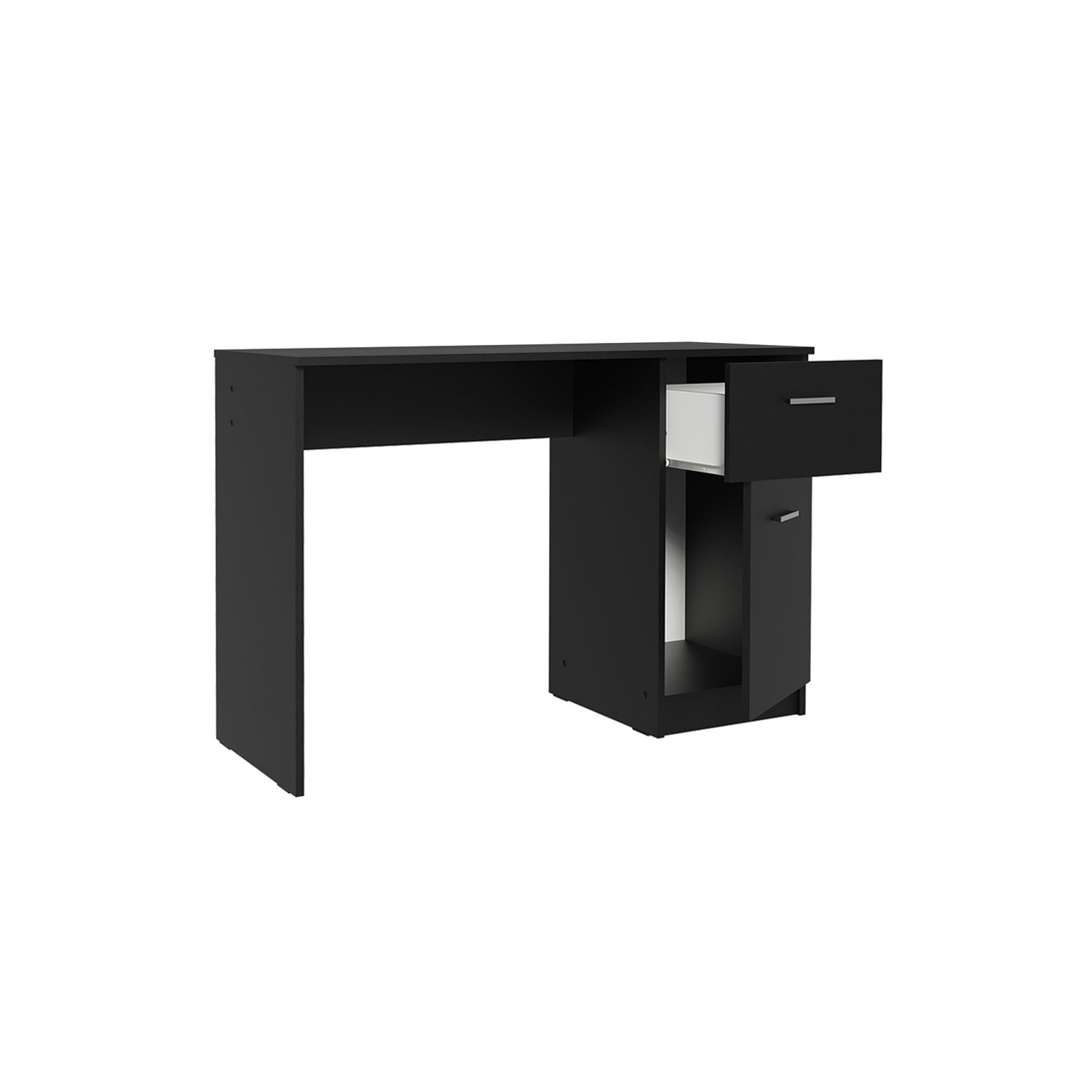 Madesa Compact Computer Desk Study Table for Small Spaces Home Office 43 Inch Student Laptop PC Writing Desks with Storage and Drawer, Modern