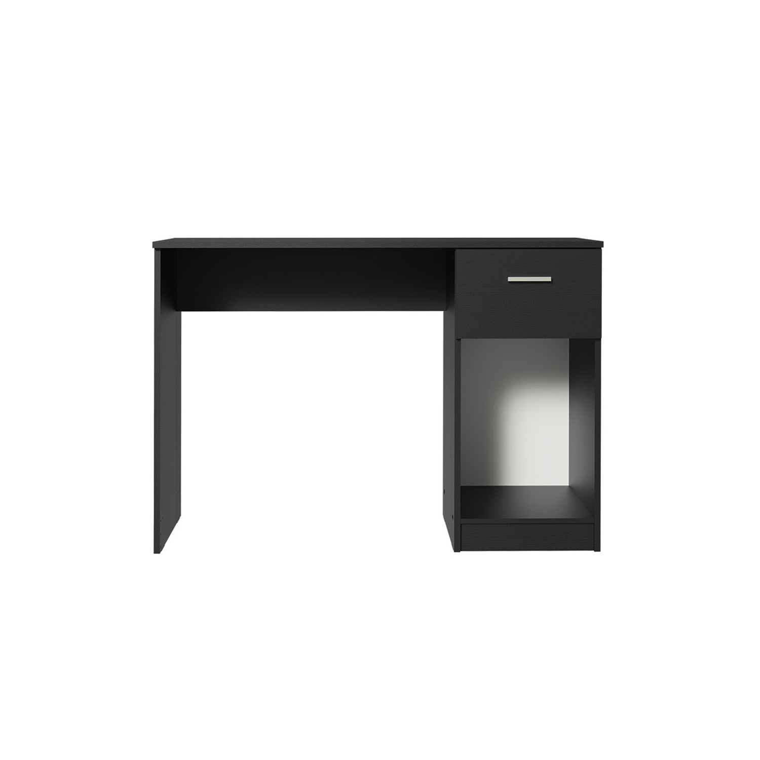 Madesa Compact Computer Desk Study Table for Small Spaces Home Office 43 Inch Student Laptop PC Writing Desks with Storage and Drawer, Modern