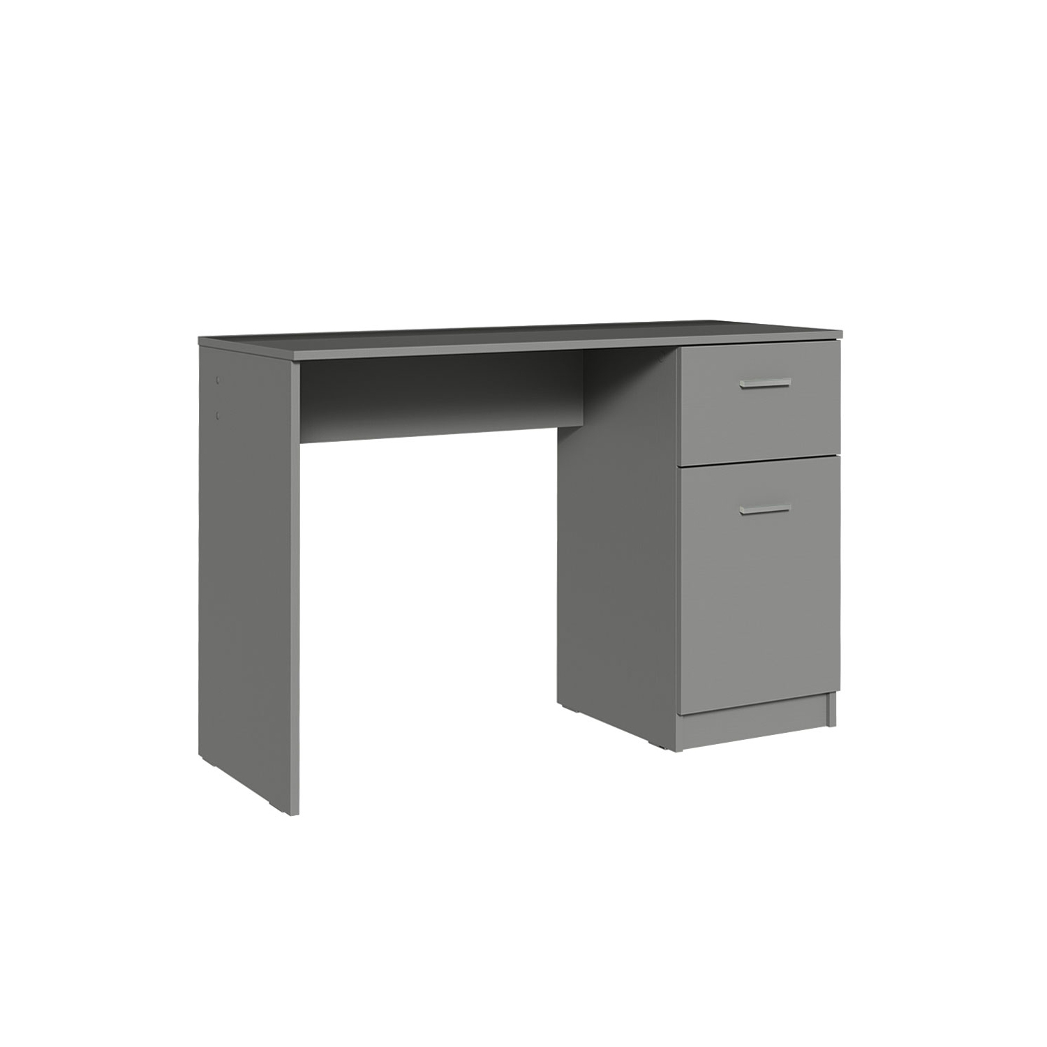 Madesa Compact Computer Desk Study Table for Small Spaces Home Office 43 Inch Student Laptop PC Writing Desks with Storage and Drawer, Modern