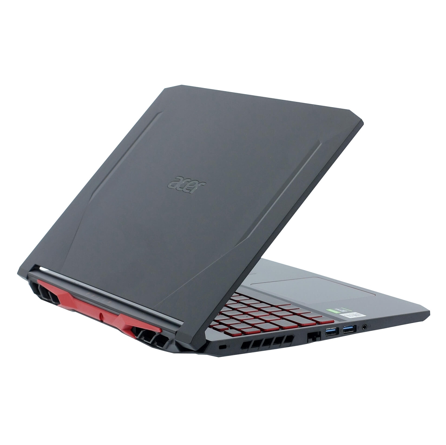 Refurbished Good - Acer Nitro 5 AN515-55-50Z3 15.6” Gaming Laptop with Intel® i5-10300H, 256GB SSD, 8GB RAM, NVIDIA GTX 1650 & Windows 10 Home - Obsidian Black