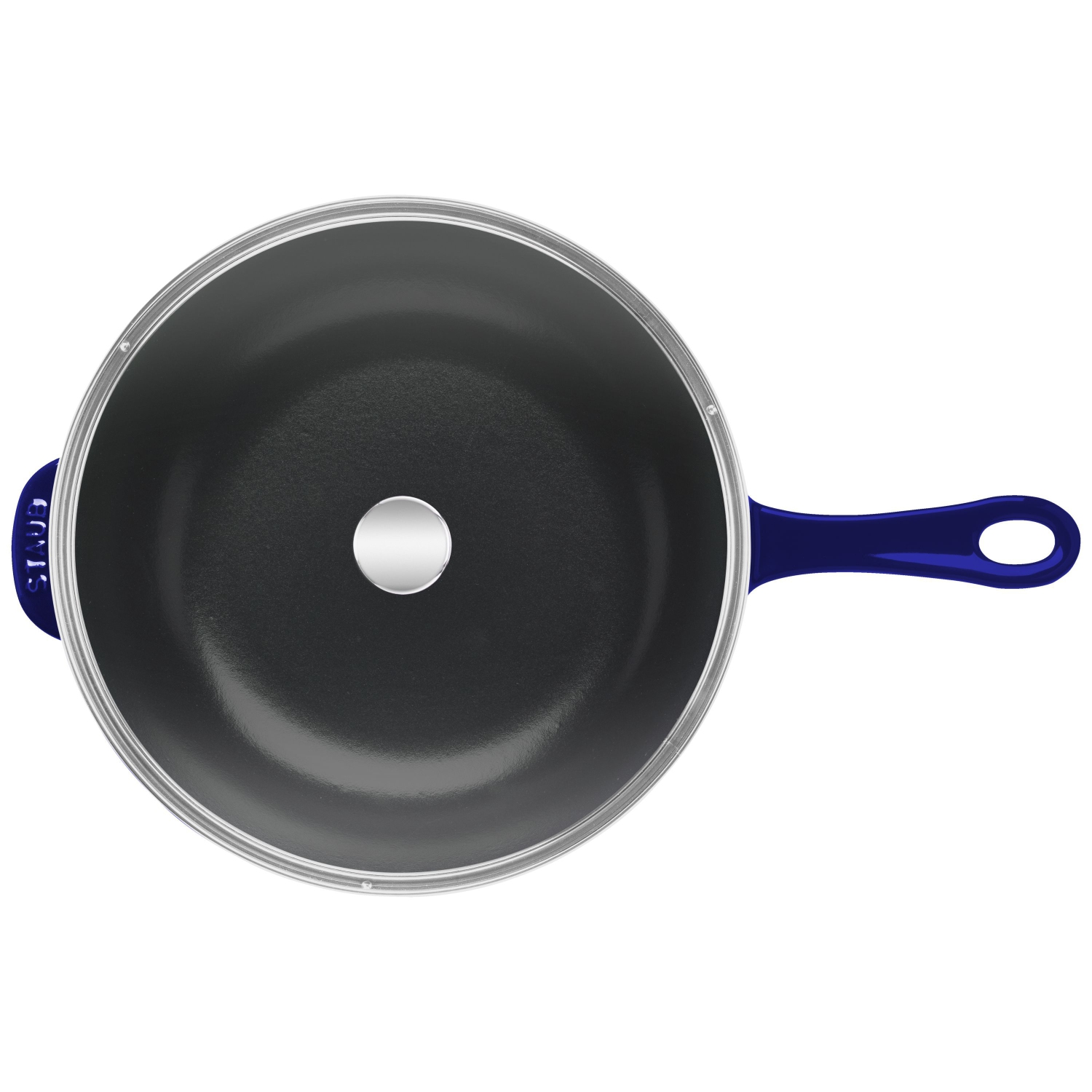 STAUB – poêle à frire en fonte de 26 cm/10 po, bleu foncé