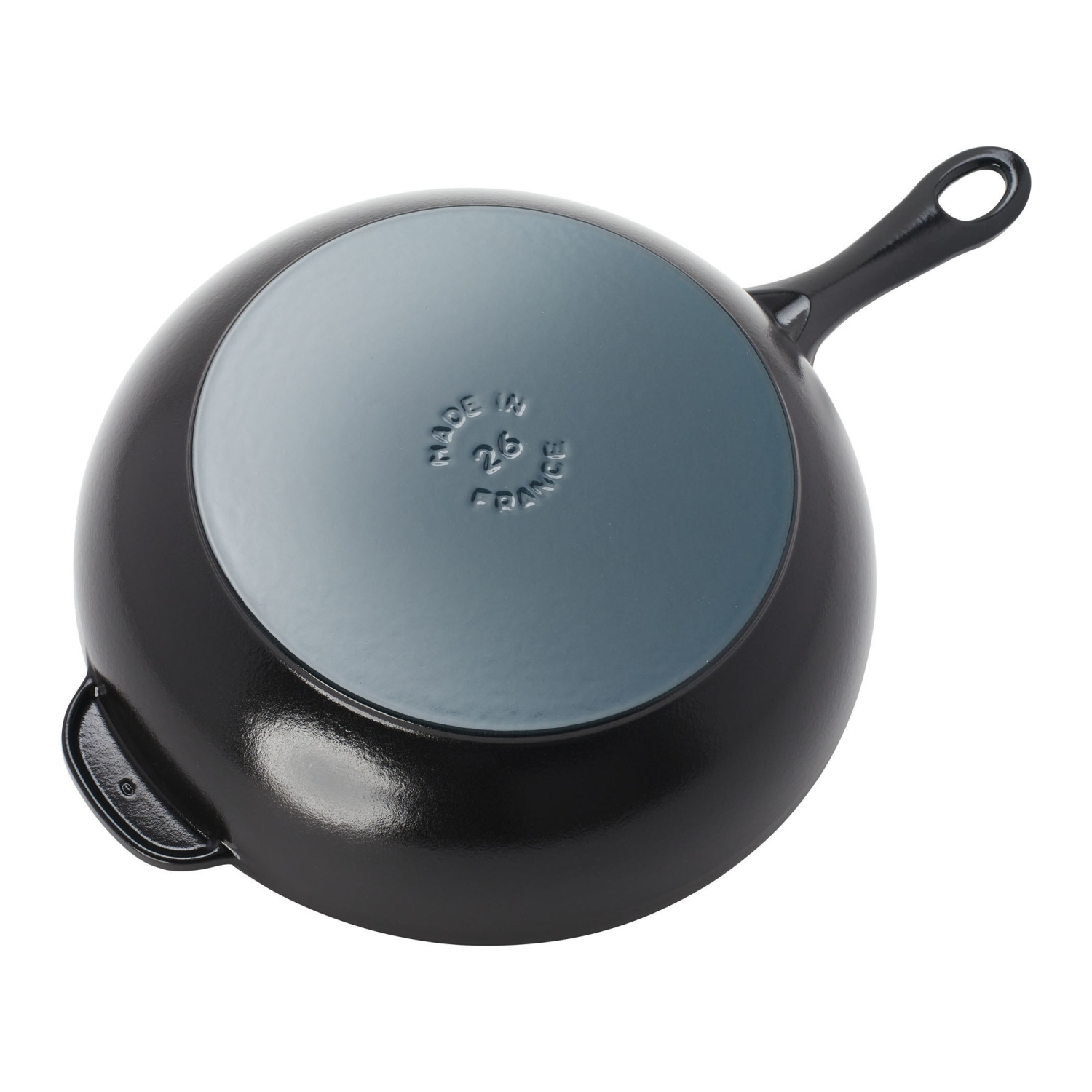 STAUB – moule à cuisson quotidienne en fonte de 26 cm/10 po avec couvercle en verre, noir