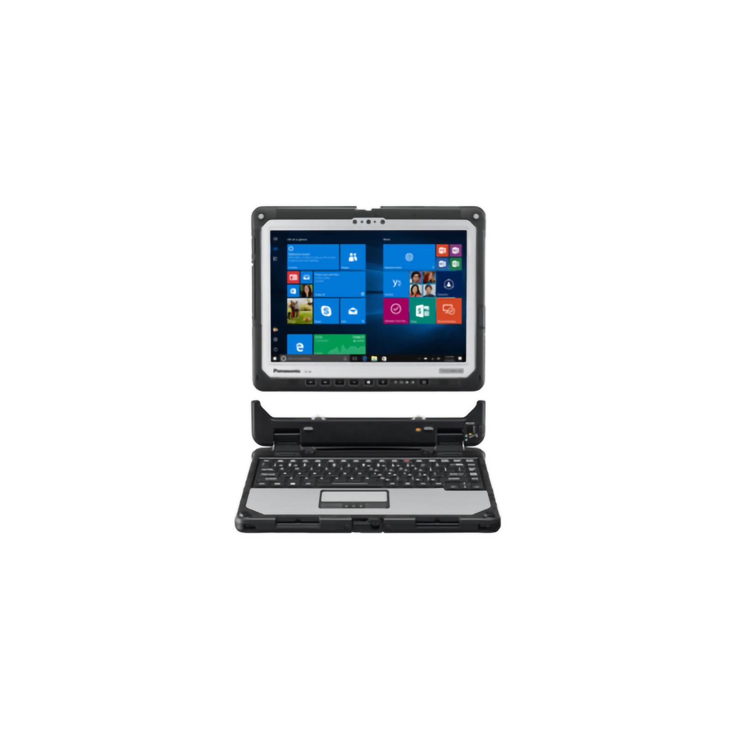 Refurbished - Panasonic Toughbook CF-33, Rugged 2in1 Laptop, i5-7300U, 4G LTE, GPS, Barcode, Fingerprint, 12" QHD, 16GB, 1TB SSD, Dual cameras,