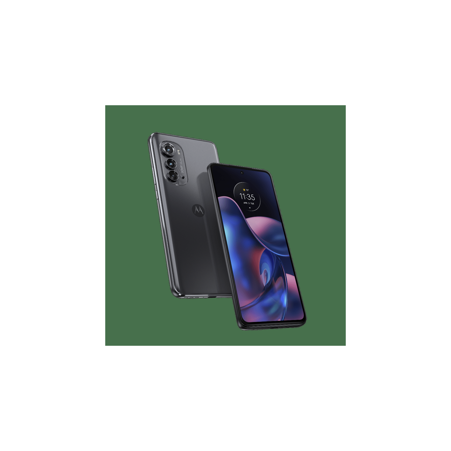 Refurbished (Excellent) - Motorola Edge (2022) 256GB Smartphone - Mineral Gray - Unlocked