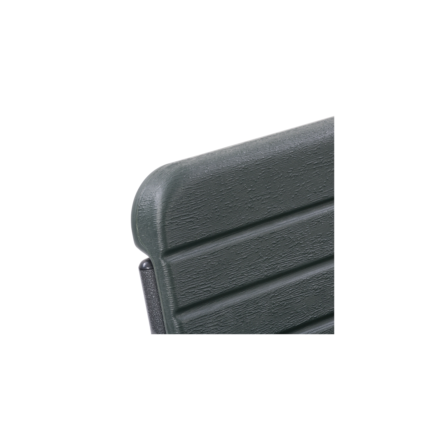 CorLiving Lake Front Dark Green Patio Metal Frame Gliding Bench