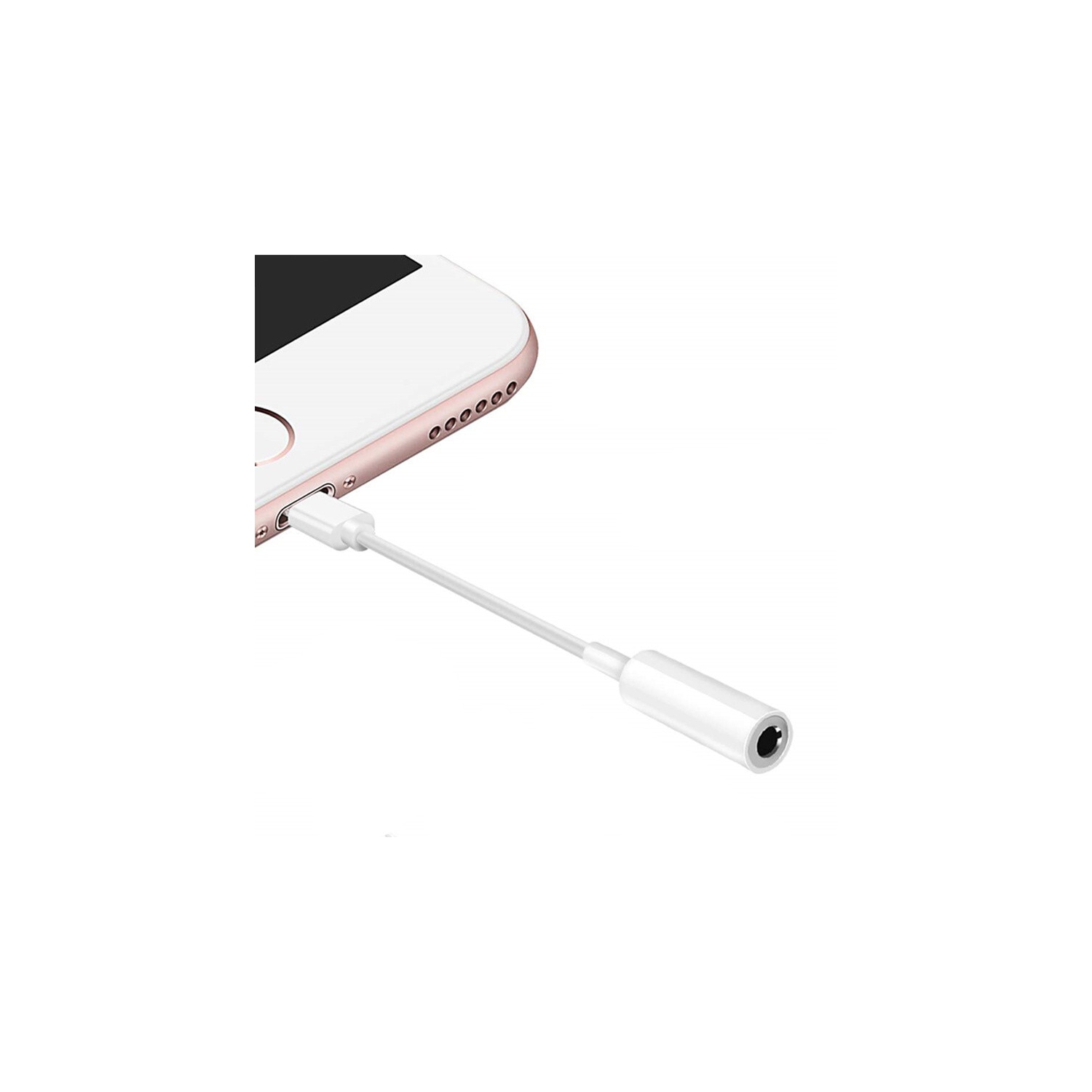 iPhone AUX Adapter for Headphone Jack Cable Dongle Lightning to 3.5mm Splitter Apple MFI Certified Audio Cord