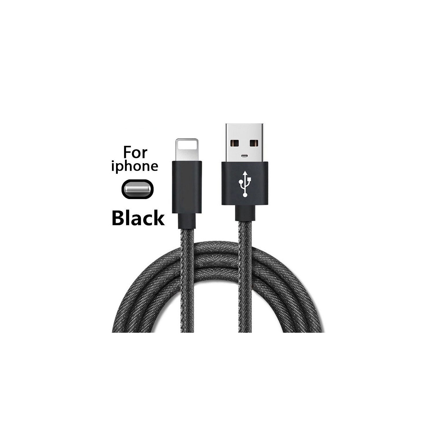 3ft iPhone Charger Cable for Apple Lightning Charging Cord for iPhone 14/13/12/11/X/Xs Max/XR/8 Plus/7/6/6s/SE/5c/5s/5 iPad Air 2/Mini USB