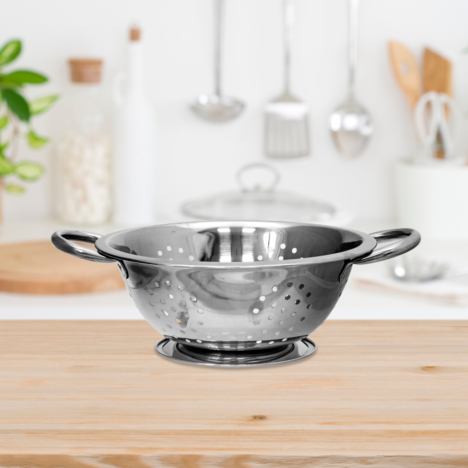 Maison Concepts Stainless Steel Colander With Handles 8" - Set of 2