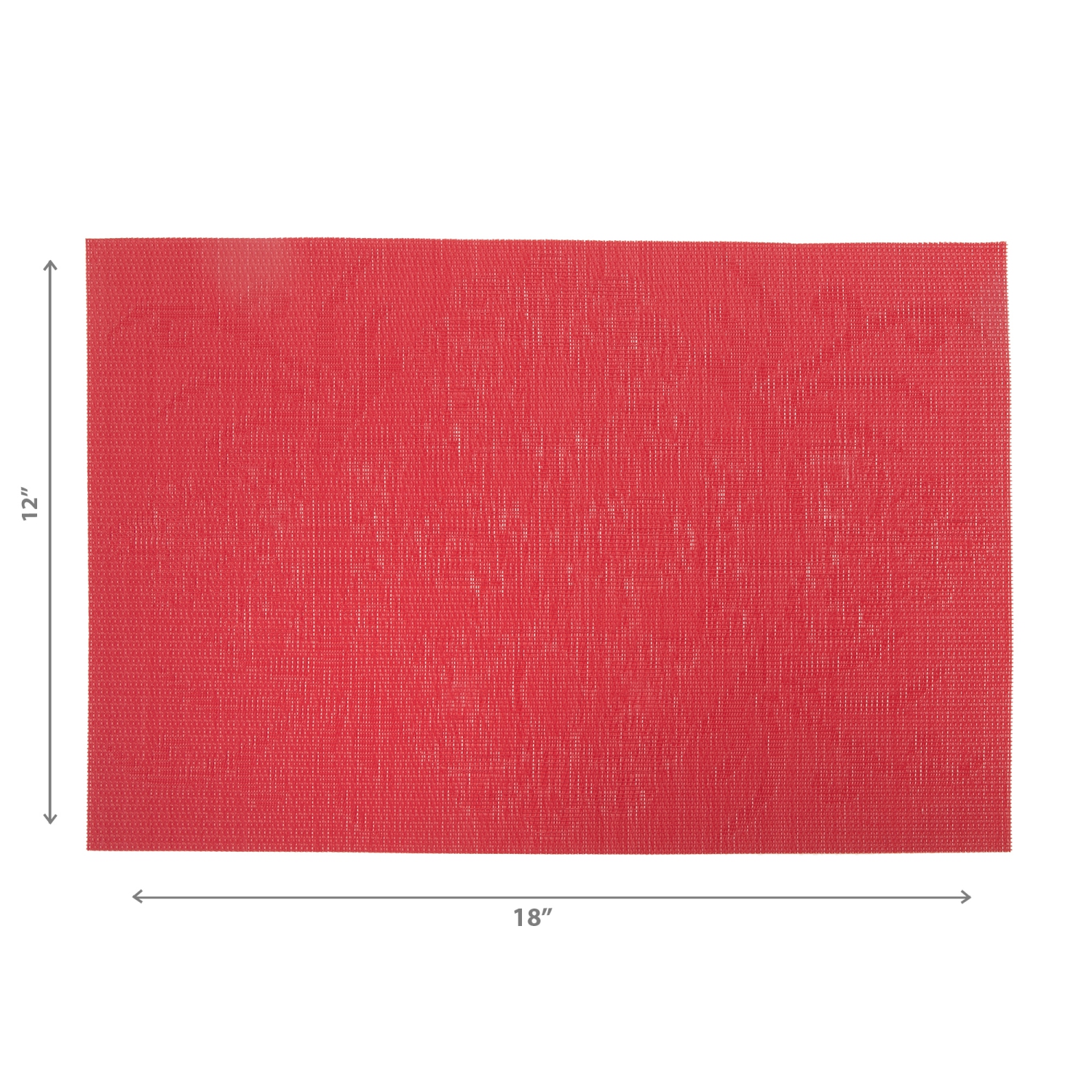 Maison Concepts Vinyl Placemat Damask Red - Set of 12