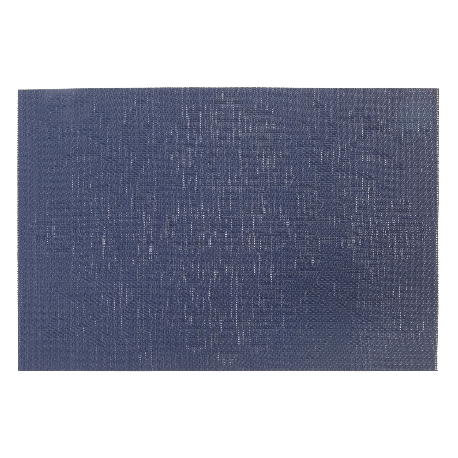 Maison Concepts Vinyl Placemat Damask Navy Blue - Set of 12
