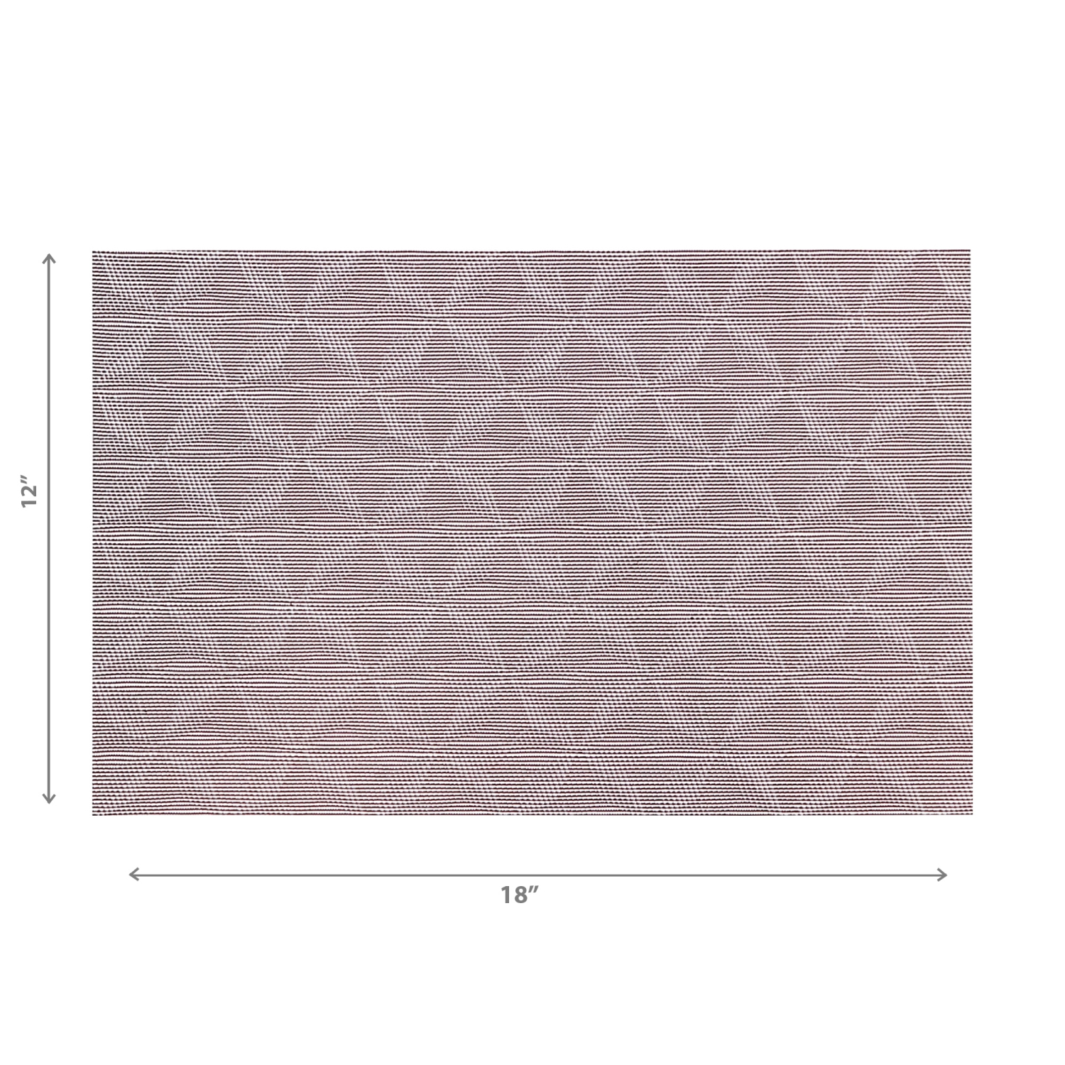 Maison Concepts Vinyl Placemat Windmill Burgundy - Set of 12