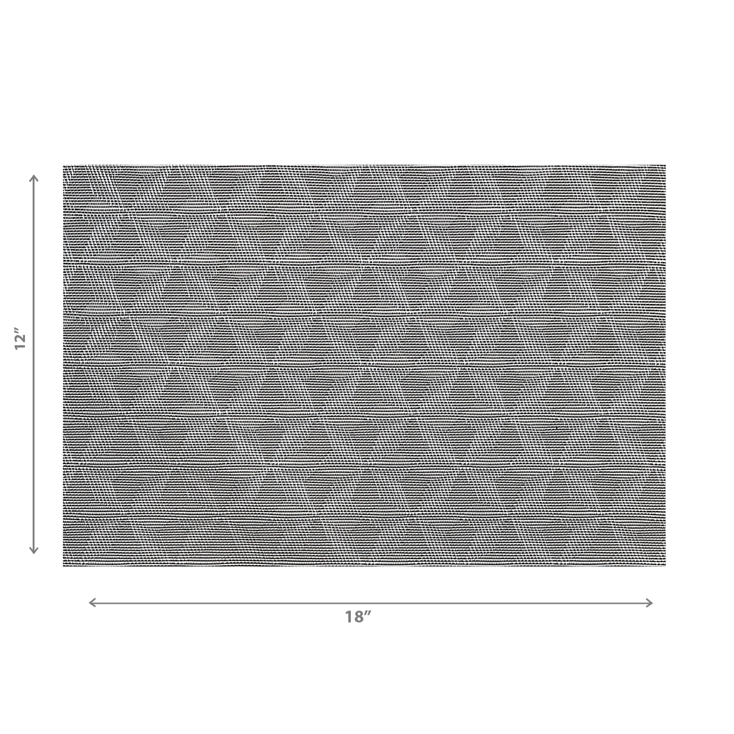 Maison Concepts Vinyl Placemat Windmill Black - Set of 12