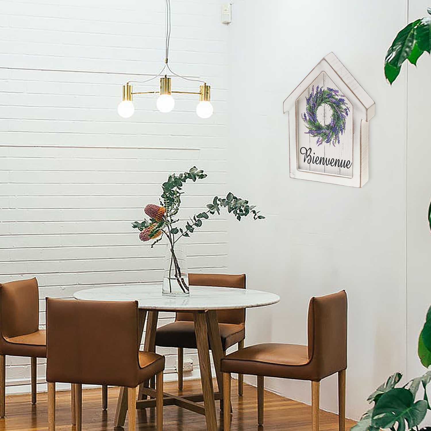 Maison Concepts House Forme En Bois Encadré La Toile Bien Envendue