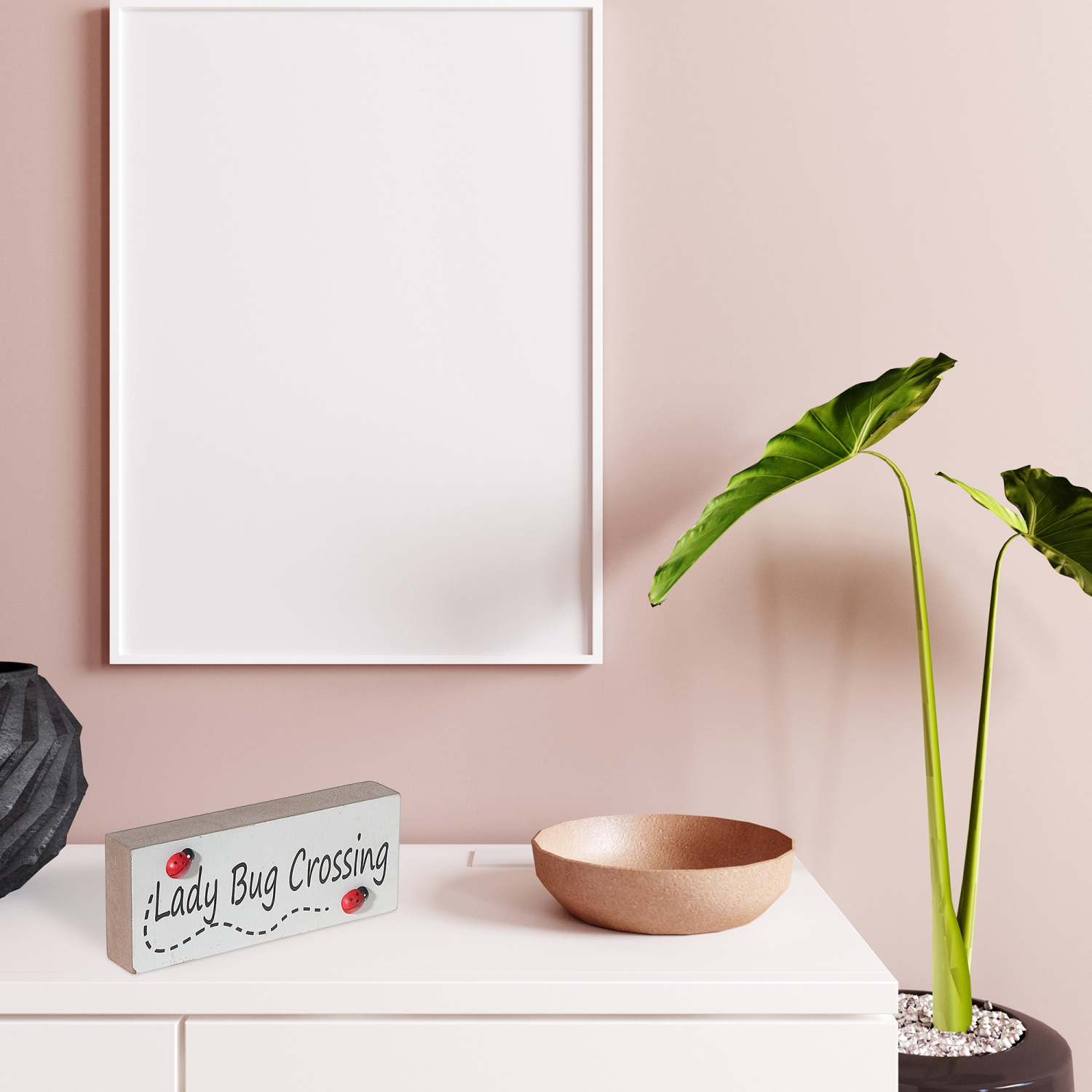 Maison Concepts Ladybug Crossing Wood Block