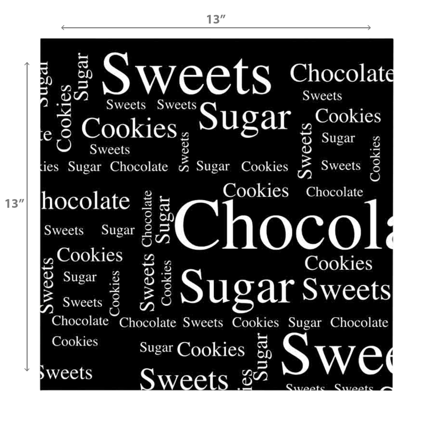 Maison Concepts 20 Pack Luncheon 3 Ply Napkin Sweets - Set of 6