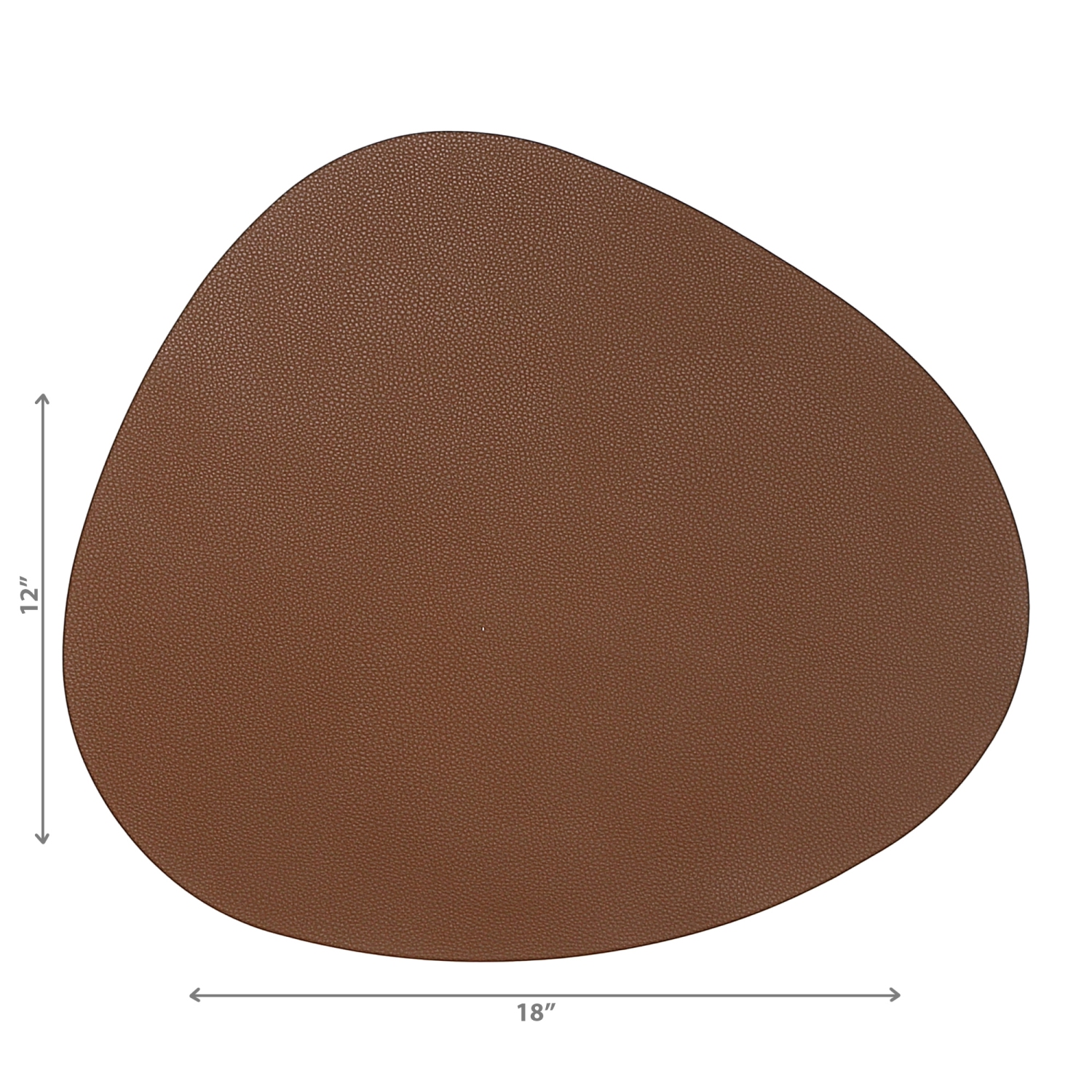 Maison Concepts Reversible Pleather Pebble Placemat Tan - Set of 12