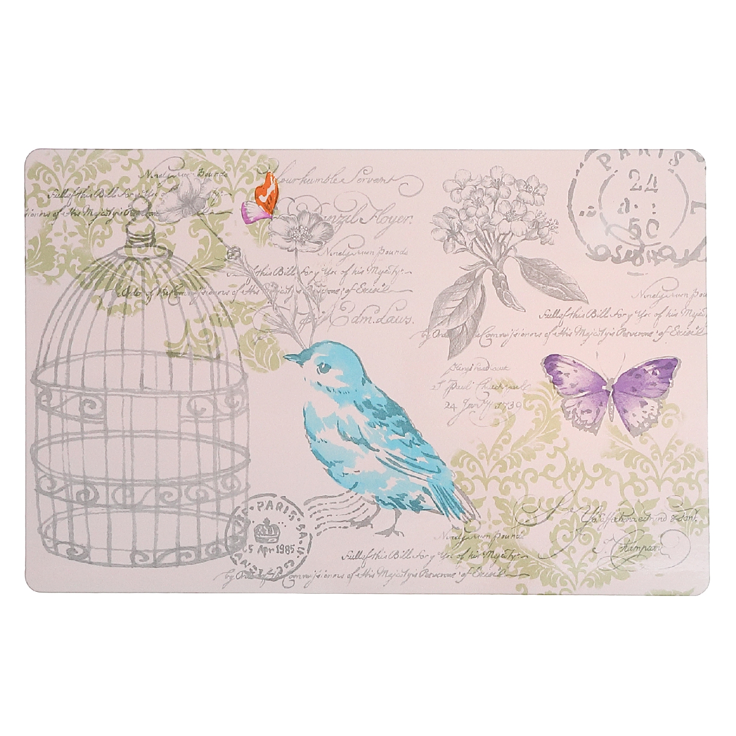 Maison Concepts Plastic Placemat Birdcage - Set of 12