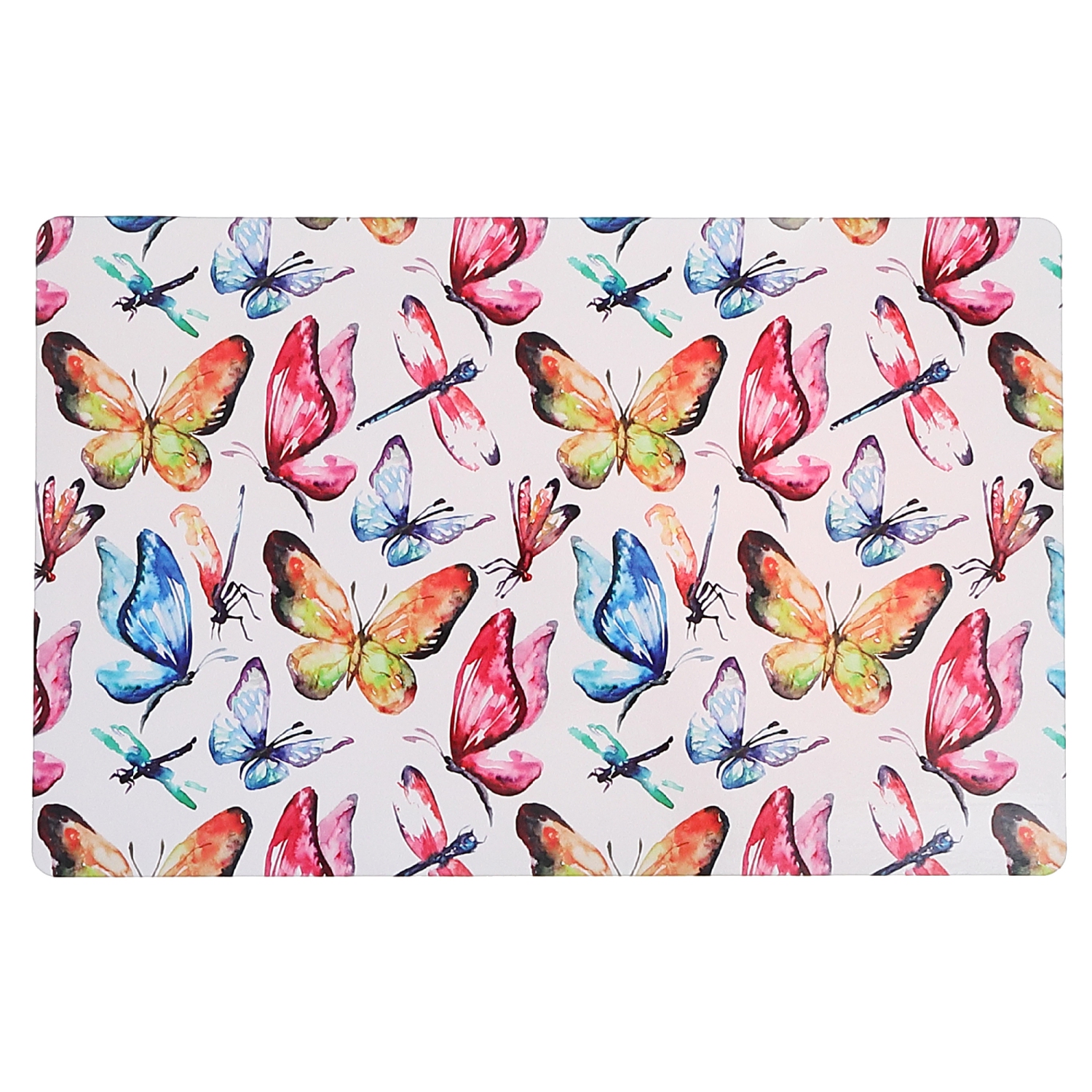 Maison Concepts Plastic Placemat Watercolor Butterfly - Set of 12