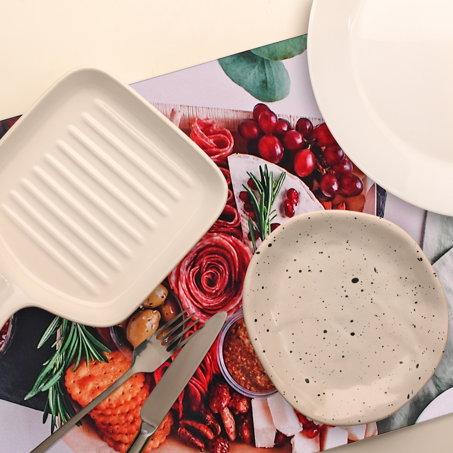 Maison Concepts Plastic Placemat Charcuterie Board - Set of 12