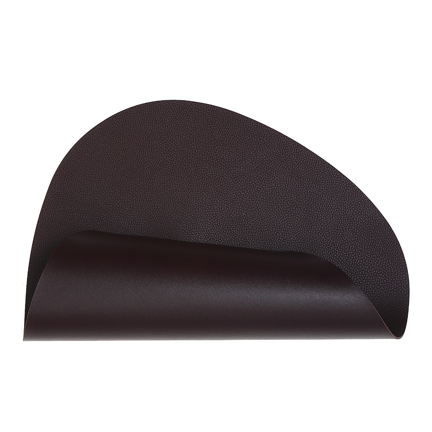 Maison Concepts Reversible Pleather Pebble Placemat Chocolate - Set of 12
