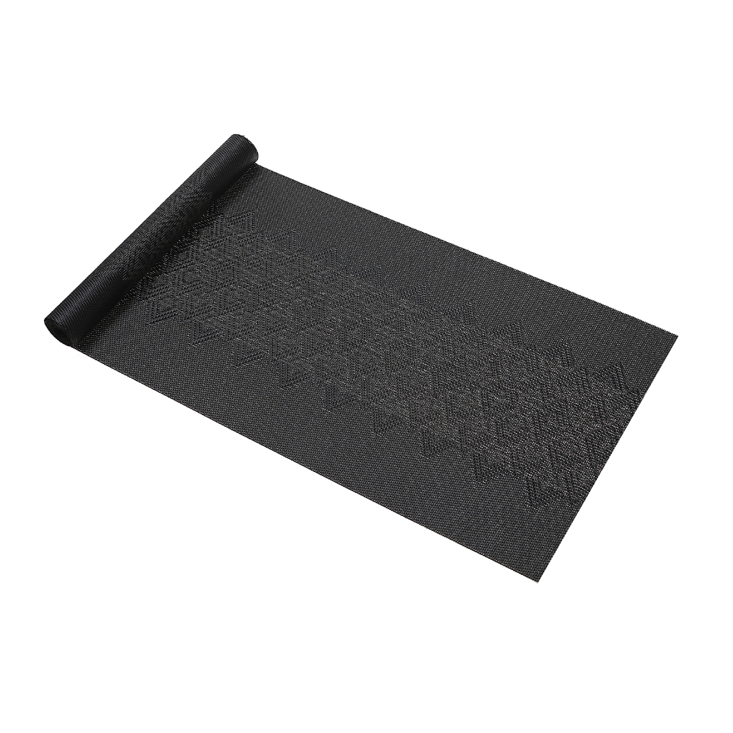 Maison Concepts Vinyl Table Runner 54" Diamond Band Black - Ensemble De 2