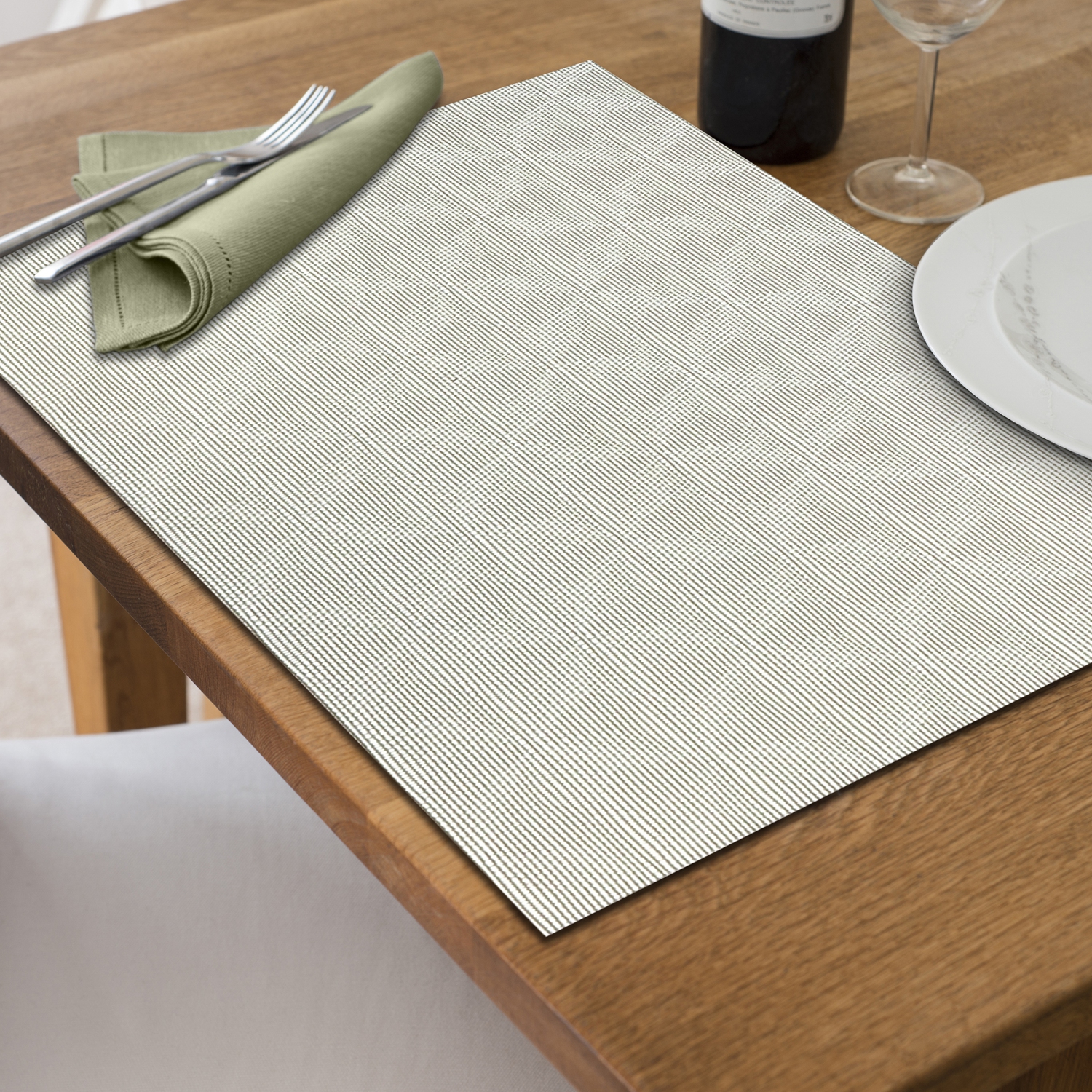 Maison Concepts Vinyl Placemat Wind Moulin Green - Ensemble De 12