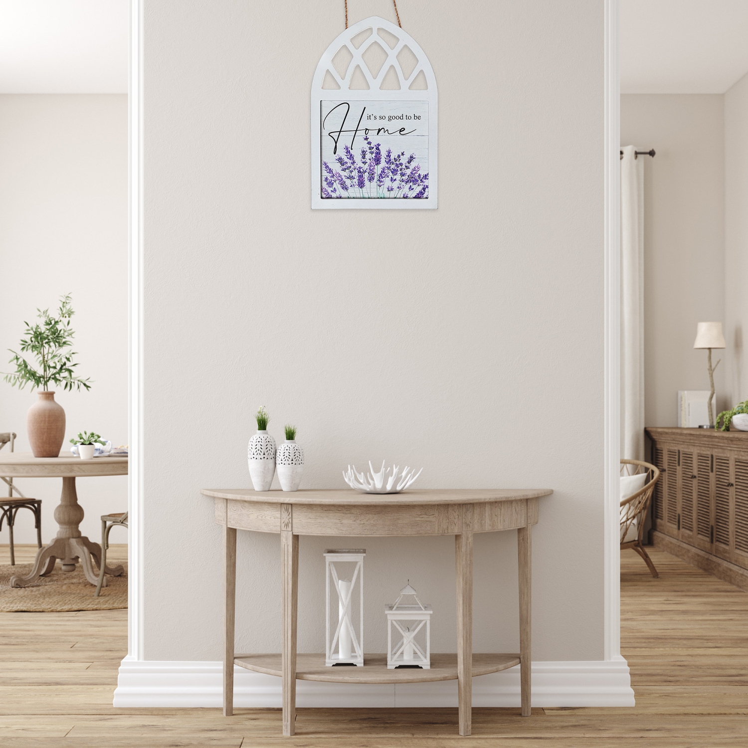 Maison Concepts Wooden Window Pane Sign It'S So Good To Be Home