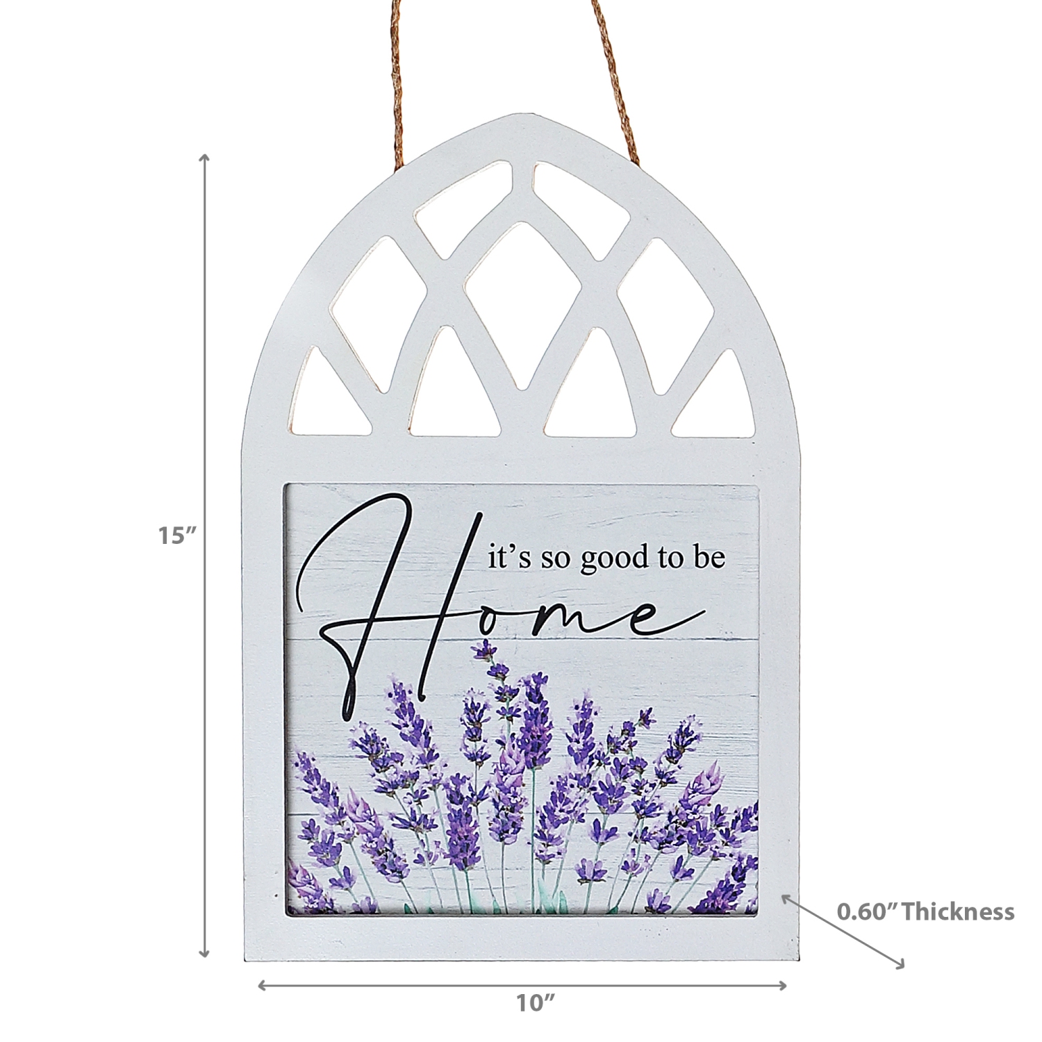 Maison Concepts Wooden Window Pane Sign It'S So Good To Be Home