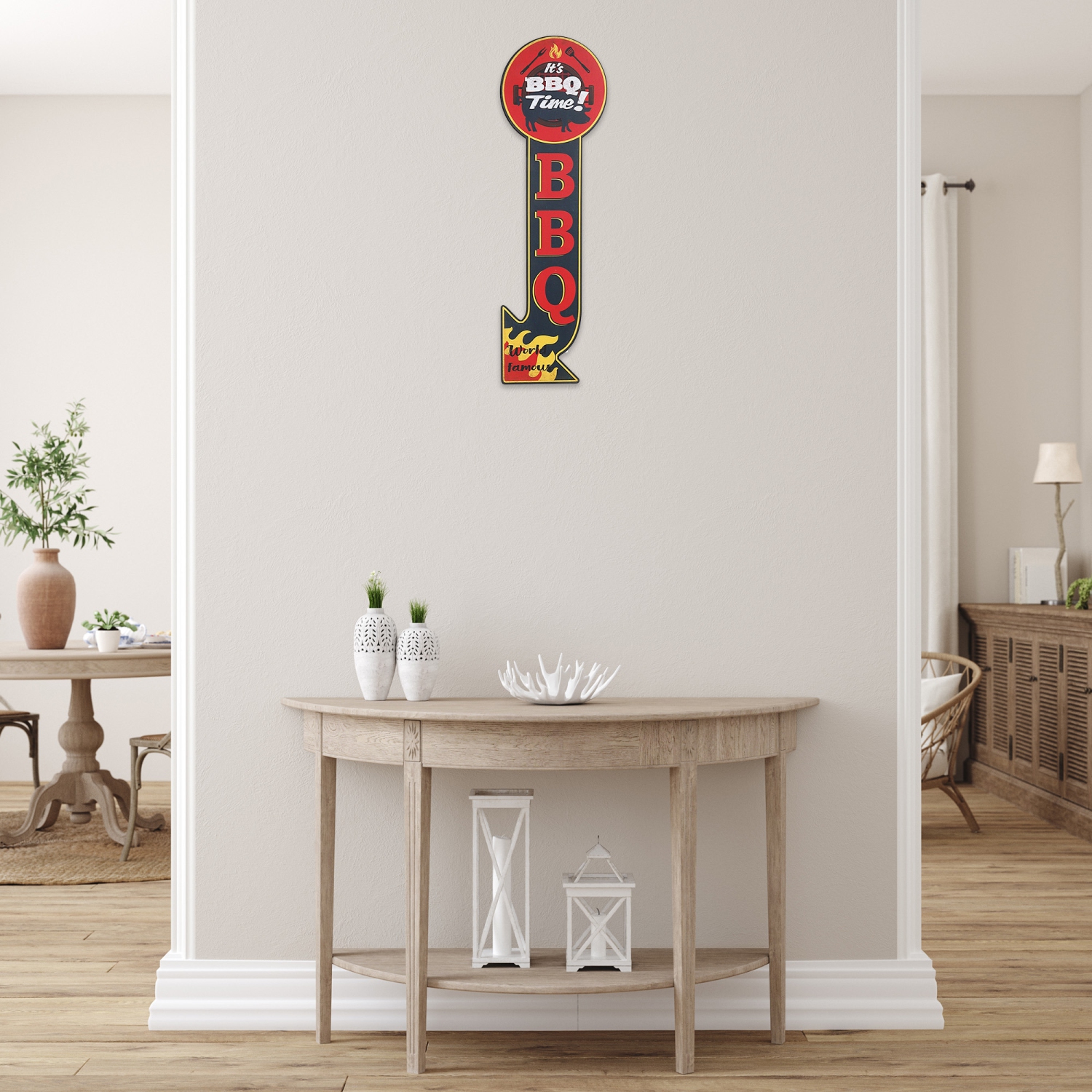 Maison Concepts Metal Sign It'S Bbq Time