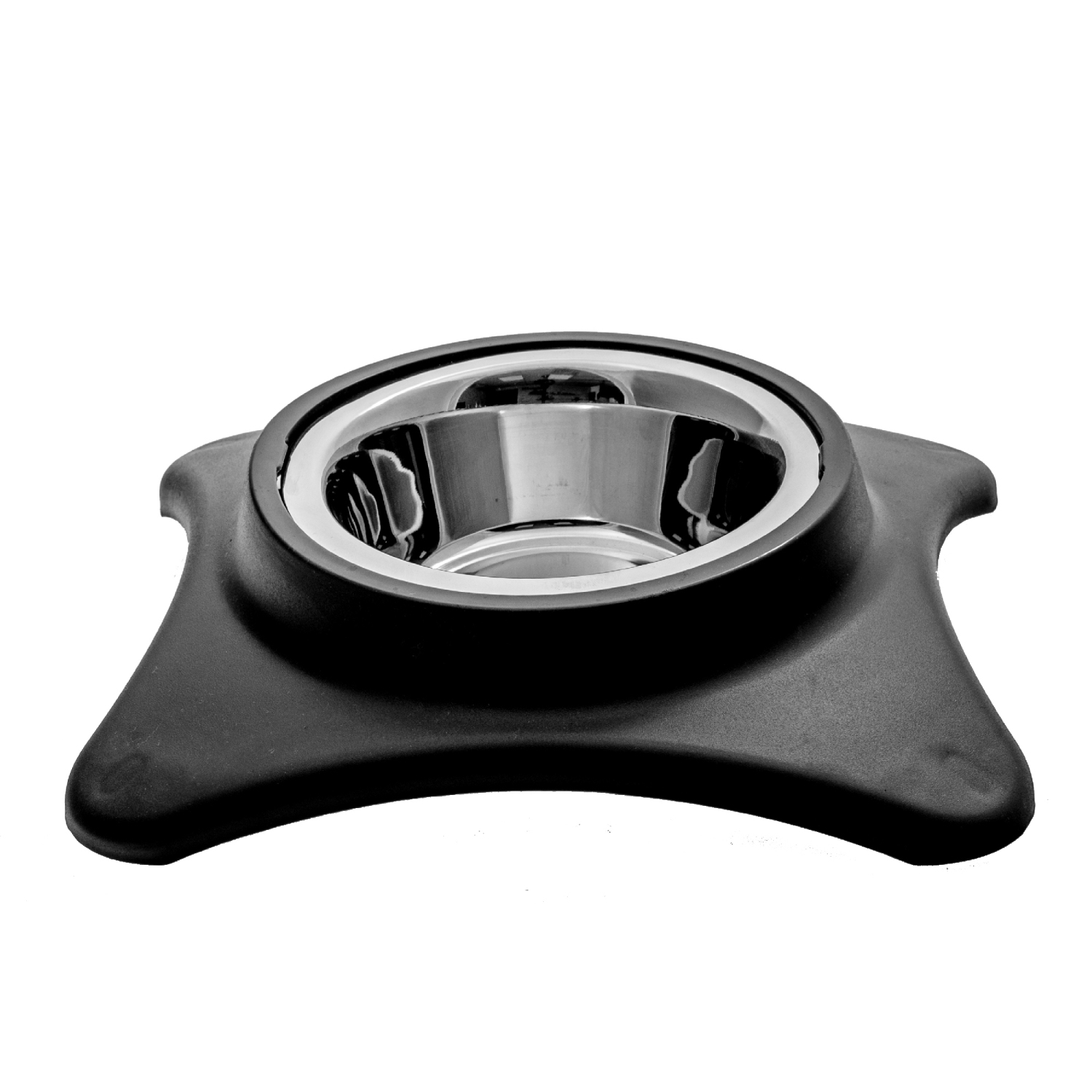 Maison Concepts Bol À Animal De Compagnie En Acier Inoxydable Avec Gris De Support - Ensemble De 2