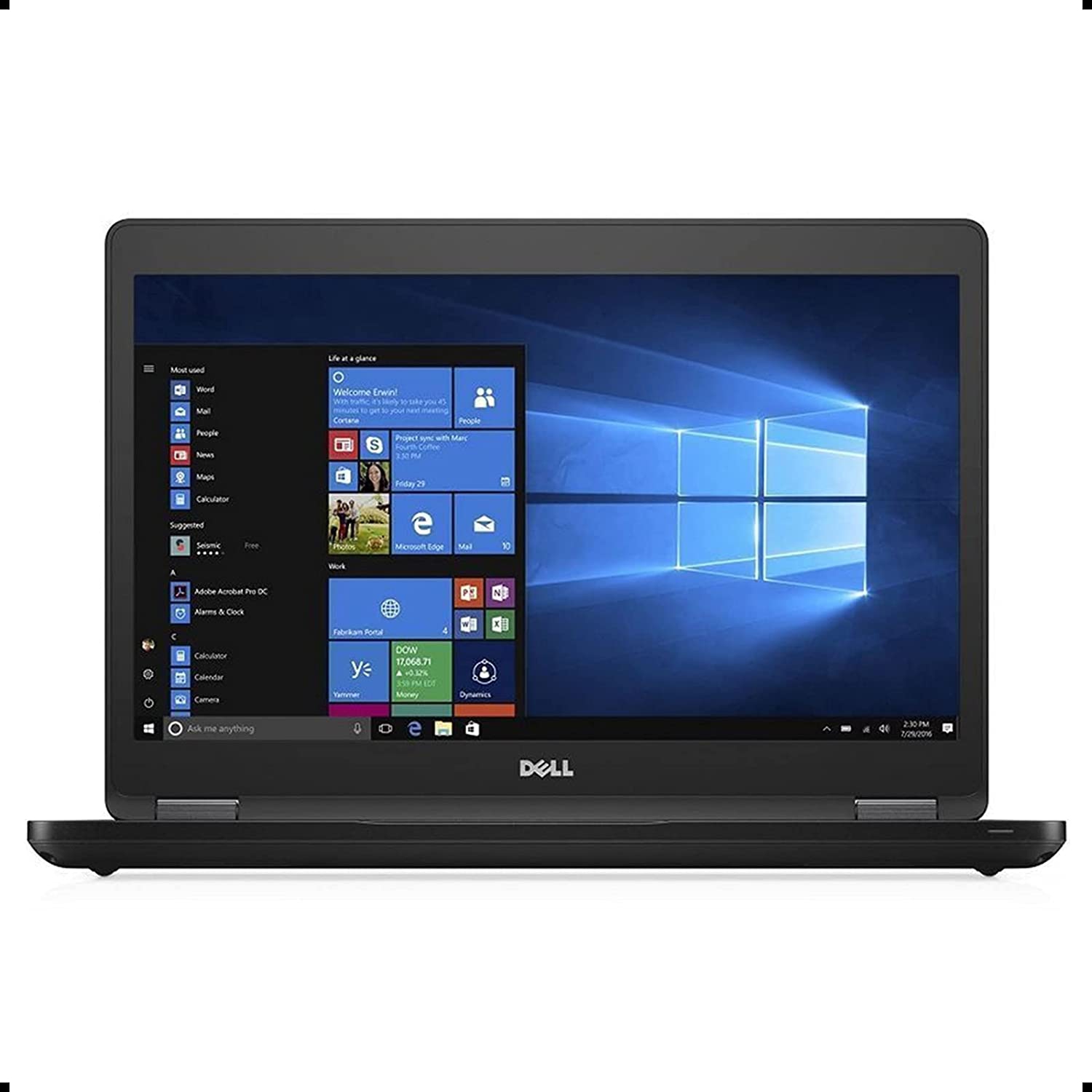 Refurbished (Good) - Dell Latitude 5480 14” Business Laptop: i5-6300U 2.40GHz, 16GB DDR4, 256GB SSD, 14” Display, Webcam, HDMI, Windows 11 Pro