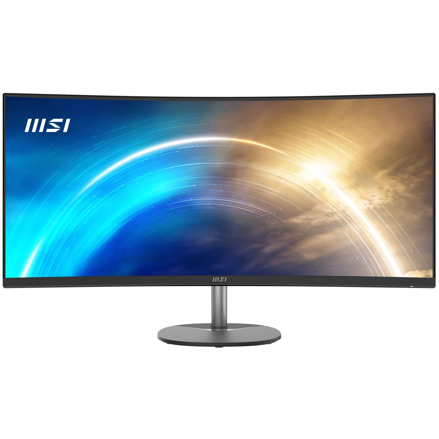 MSI 34" Business Monitor, 21:9 3440 x 1440(UWQHD) VA, 100Hz, Curved 1500R, TUV Certified Eyesight Protection, 4ms, Displayport, HDMI, Tilt, Built-In