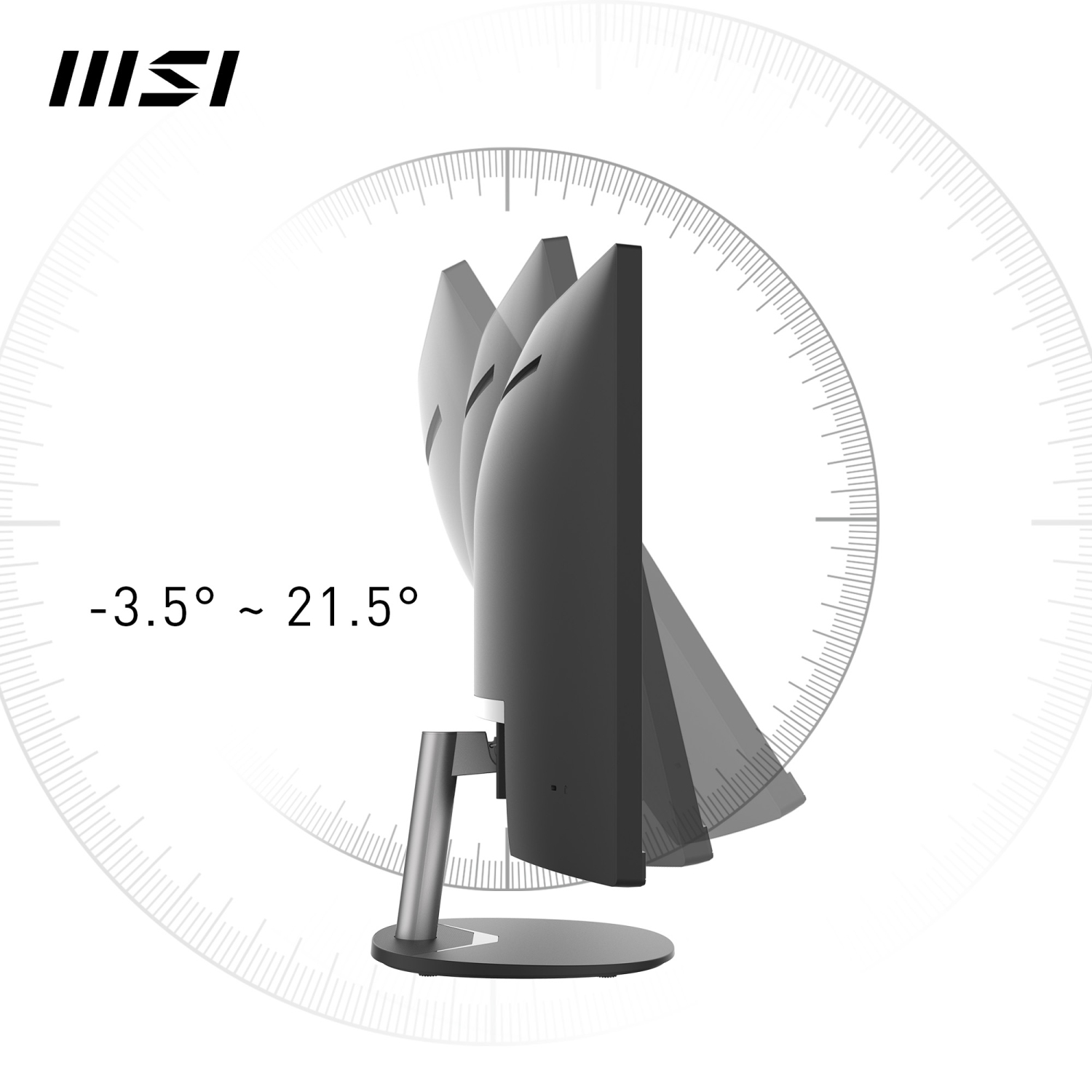 MSI 34" Business Monitor, 21:9 3440 x 1440(UWQHD) VA, 100Hz, Curved 1500R, TUV Certified Eyesight Protection, 4ms, Displayport, HDMI, Tilt, Built-In