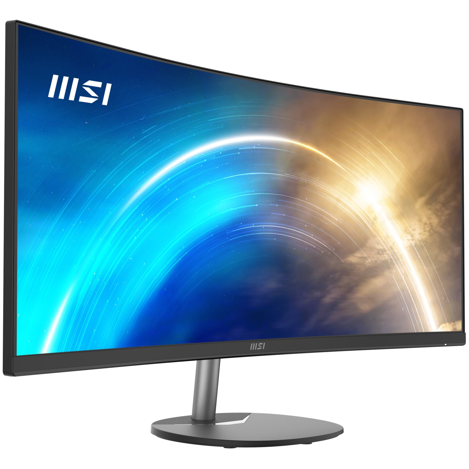 MSI 34" Business Monitor, 21:9 3440 x 1440(UWQHD) VA, 100Hz, Curved 1500R, TUV Certified Eyesight Protection, 4ms, Displayport, HDMI, Tilt, Built-In