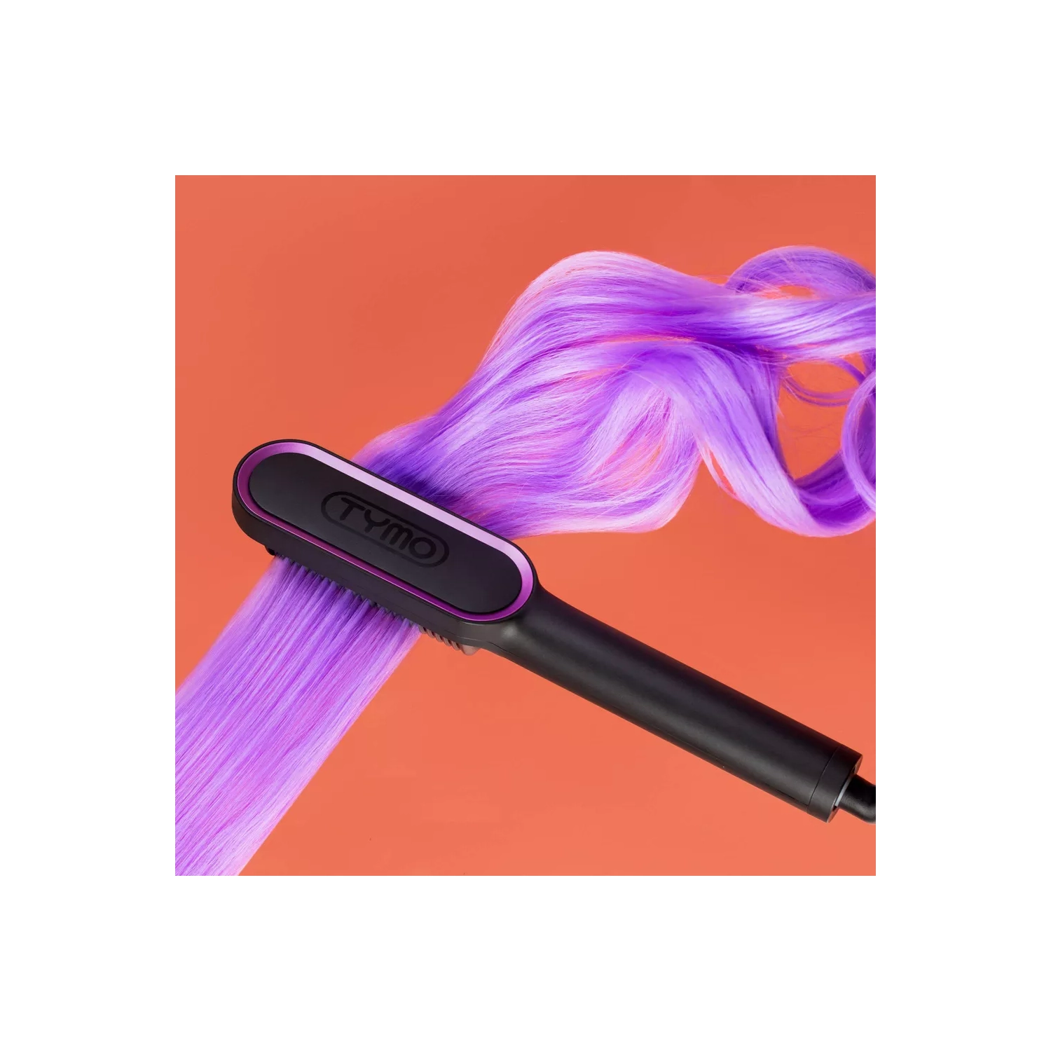 Tymo Ring Hair Straightening Brush - Hc 100 - Black