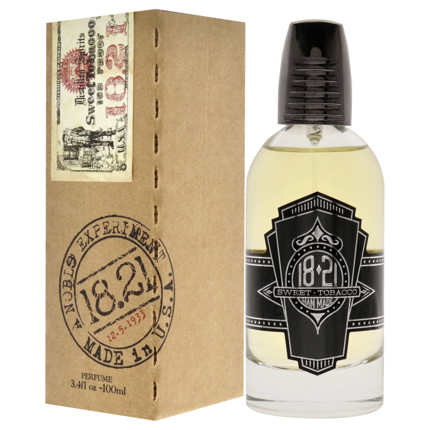 Spirits - Sweet Tobacco by 18.21 Man Made for Men - 3.4 oz Parfum Spray