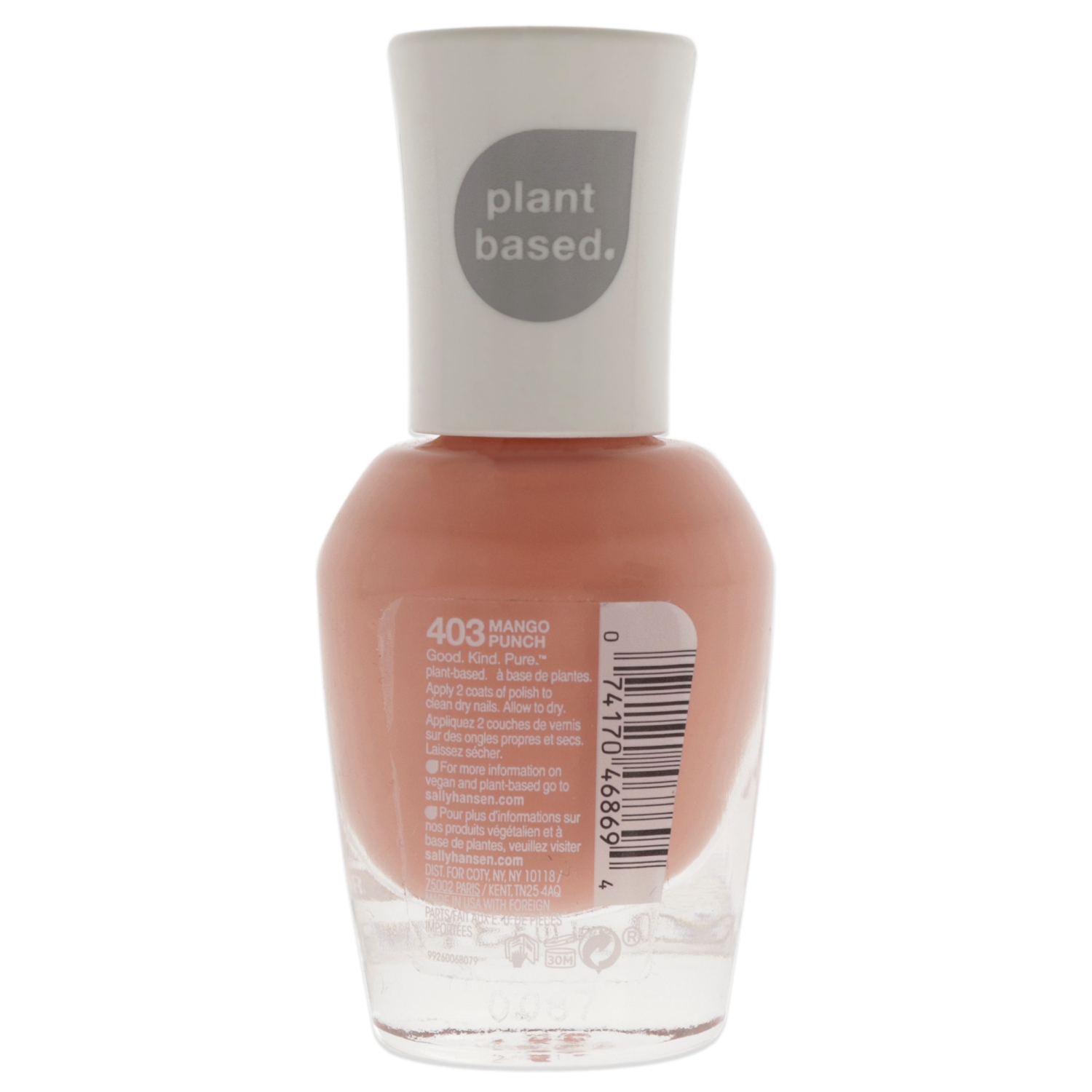 Good Kind Pure Vegan - Mango Punch by Sally Hansen for Women - 0.33 oz Nail Polish
