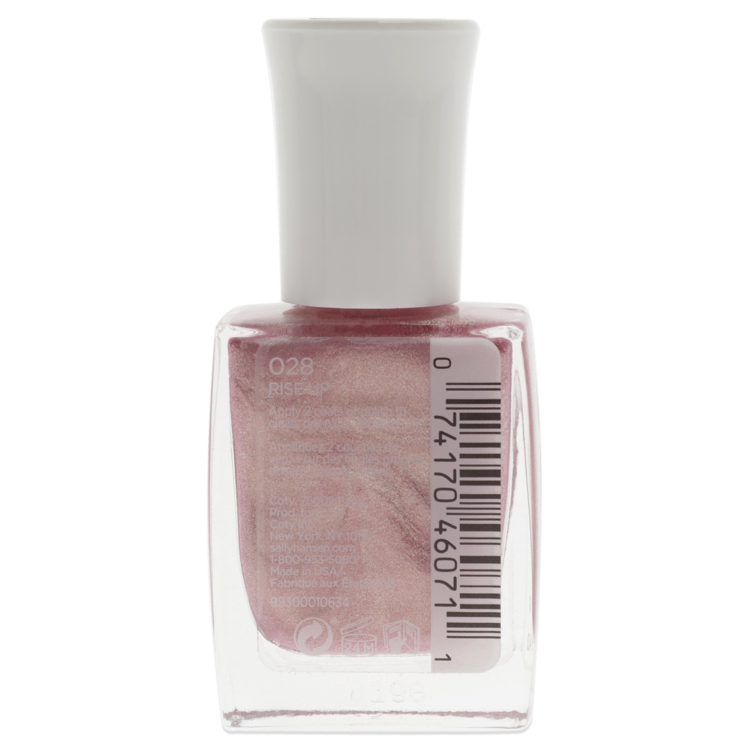 Mega Strength Nail Color - 028 Rise Up by Sally Hansen for Women - 0.4 oz Nail Polish