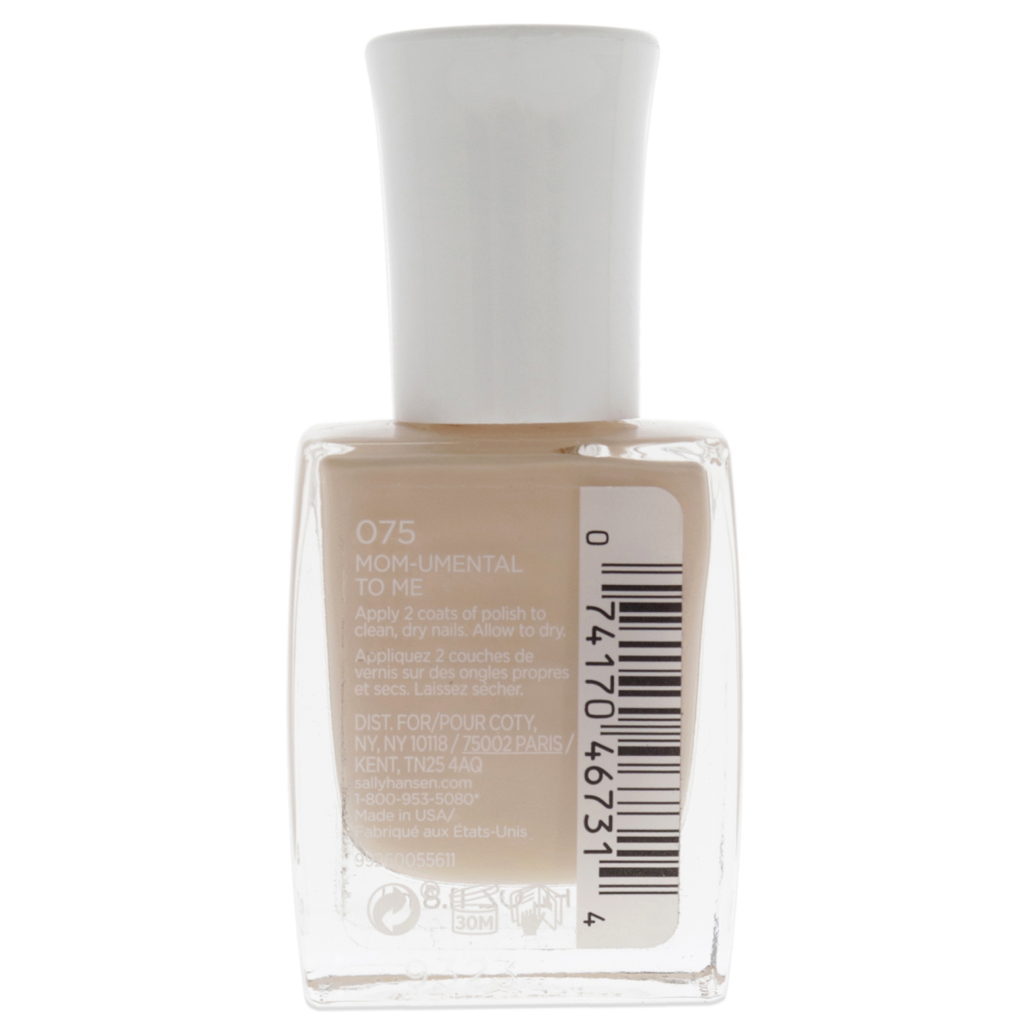 Vernis à ongles Mega Strength - 075 Mom Umental To Me par Sally Hansen pour femme - 0,4 oz