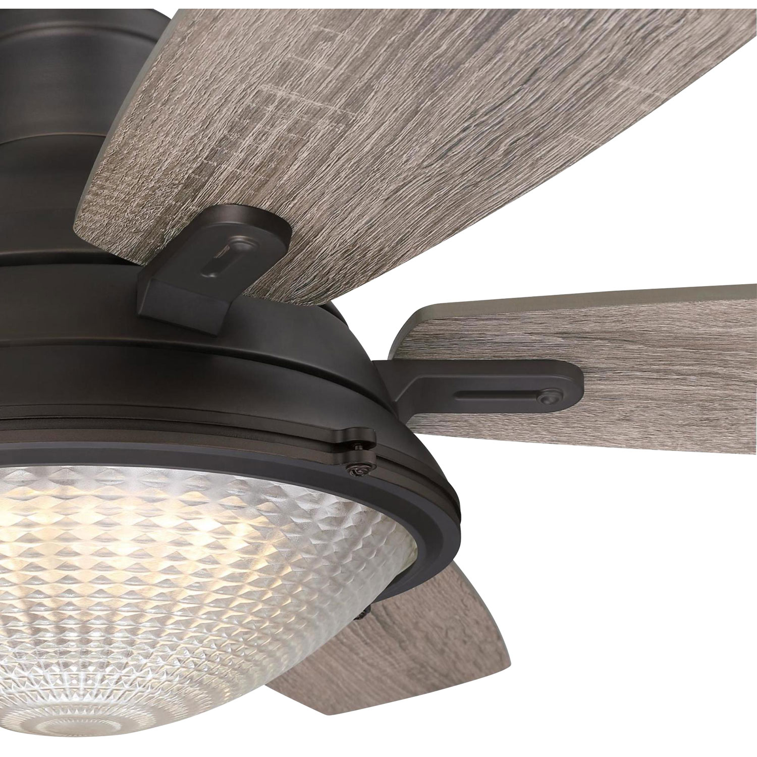 Ventilateur de plafond DEL 52 po Oyster Bay de Westinghouse - Bronze noir