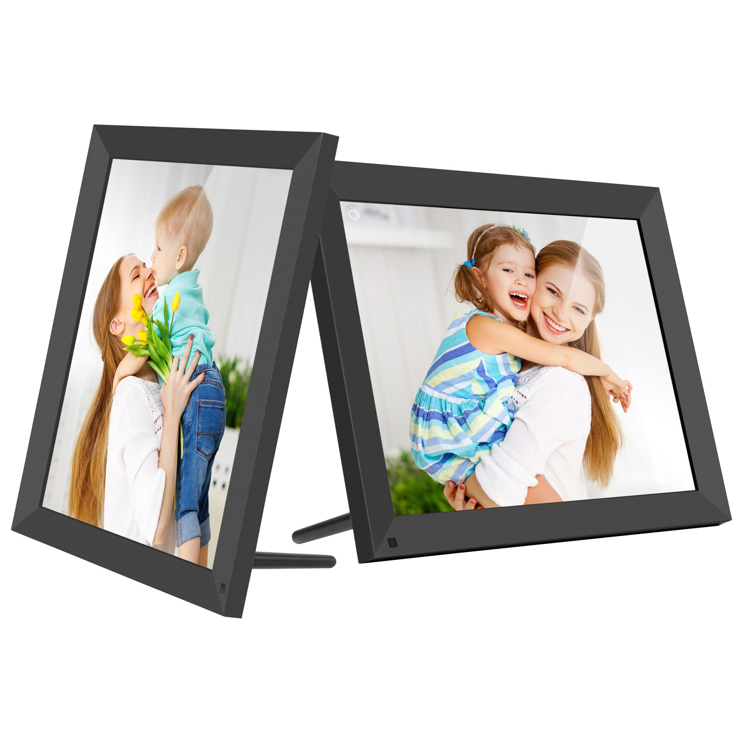 Aluratek 15" Wi-Fi Digital Photo Frame with Touch Screen - Black