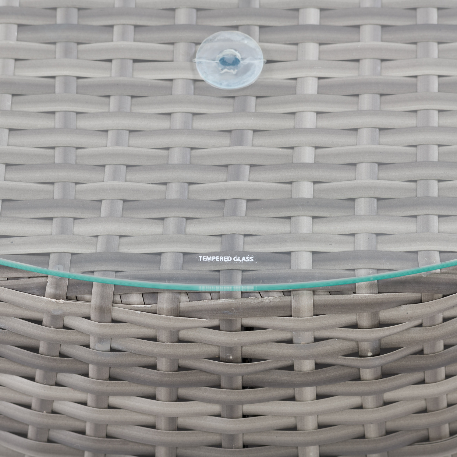 Ensemble modulaire de patio Parksville - Fini gris mélangé / Coussins bleu Oxford 5pc