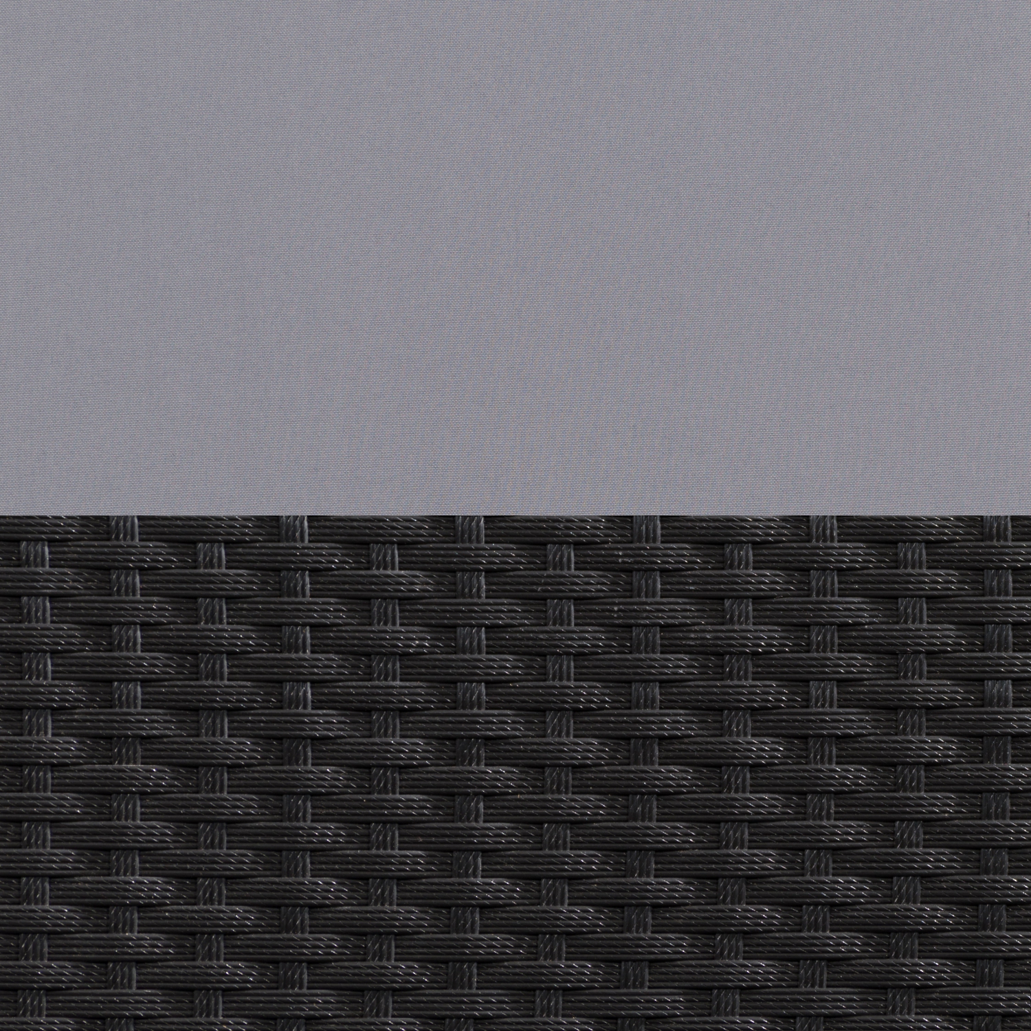 CorLiving Parksville 3-Piece Wicker Patio Bistro Set, Outdoor Dining Set with Table, Chairs and Cushions, for Small Space, Backyard, Balcony