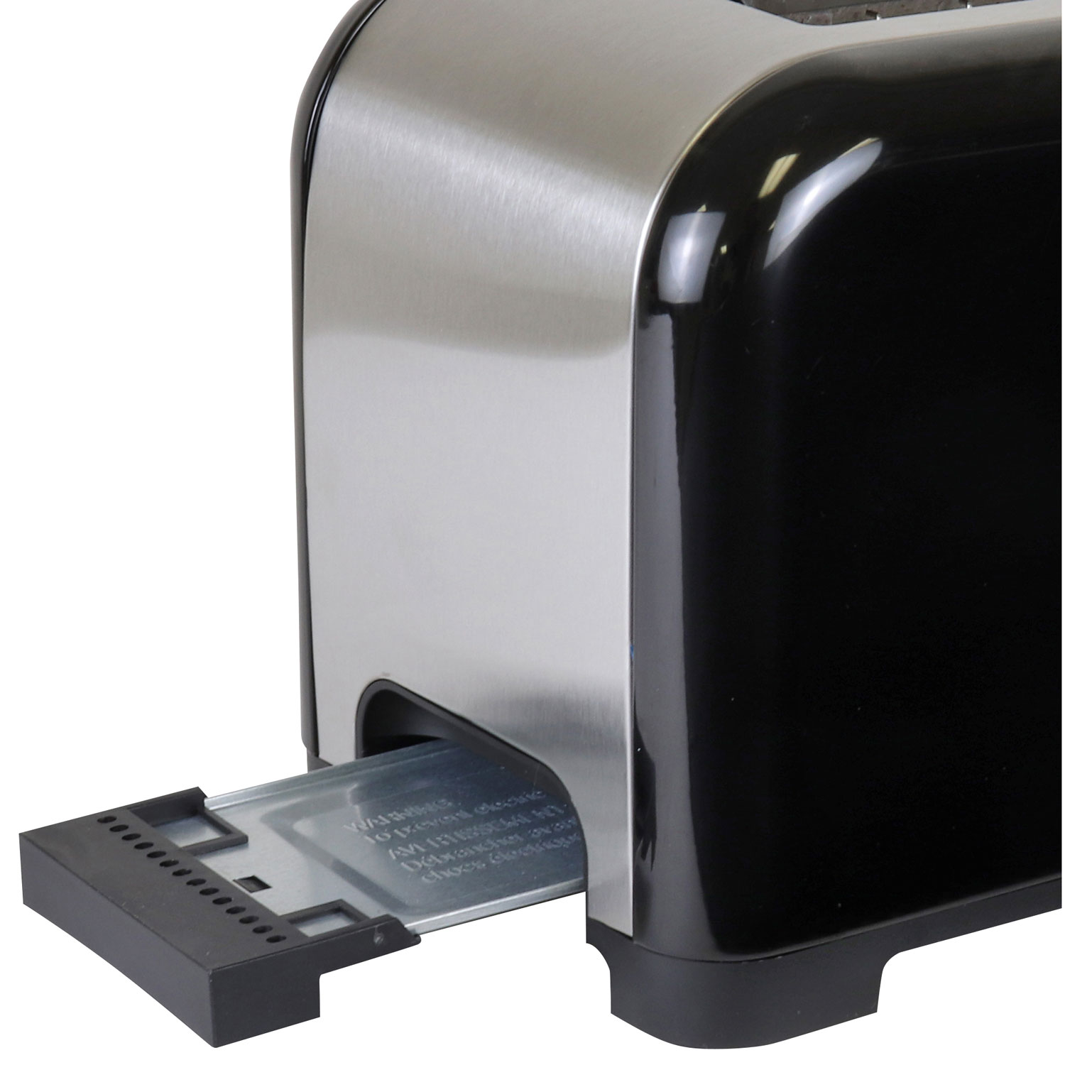 Grille-pain à fentes larges de Kenmore - 2 tranches - Noir/Argenté