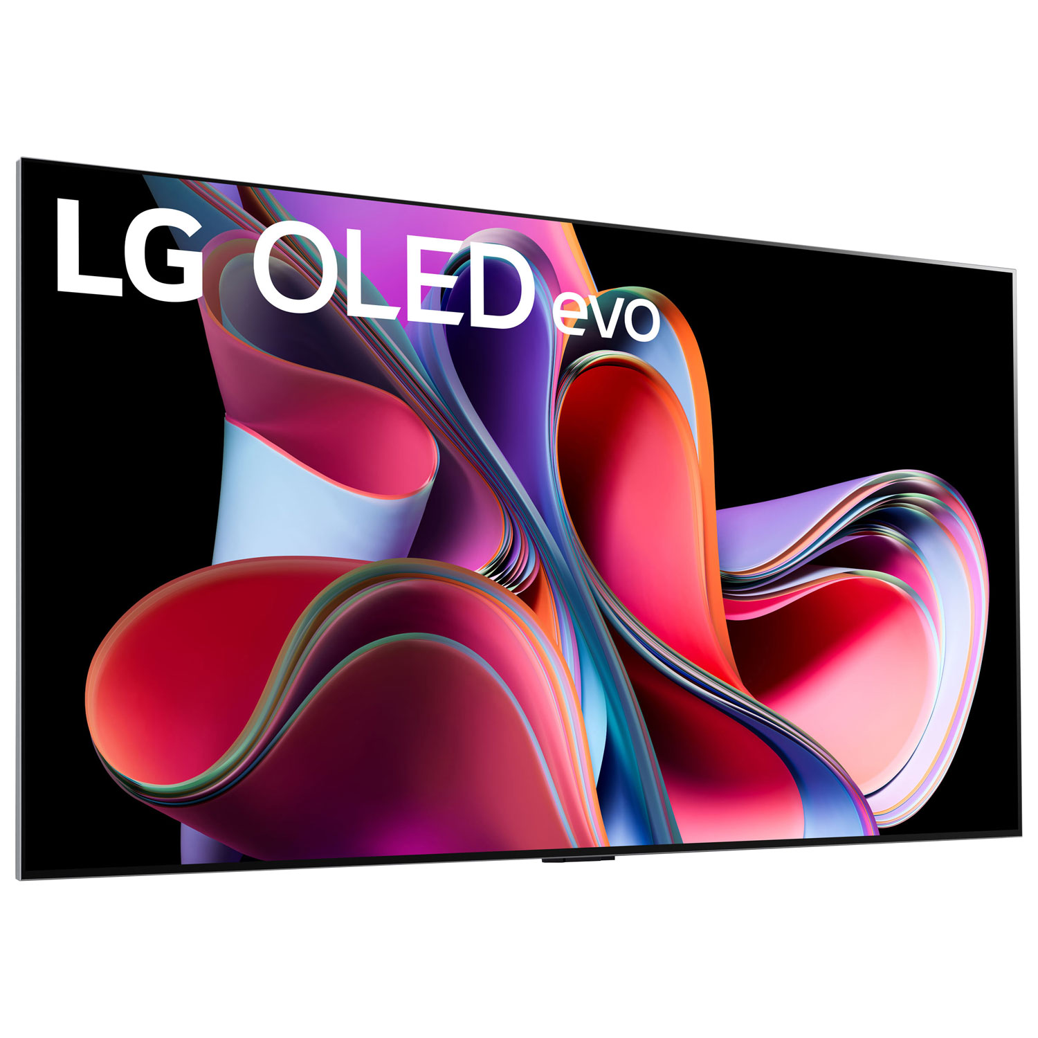 Téléviseur intelligent webOS HDR DELO UHD 4K evo Gallery G3 de 55 po de LG - 2023 - Argenté satiné