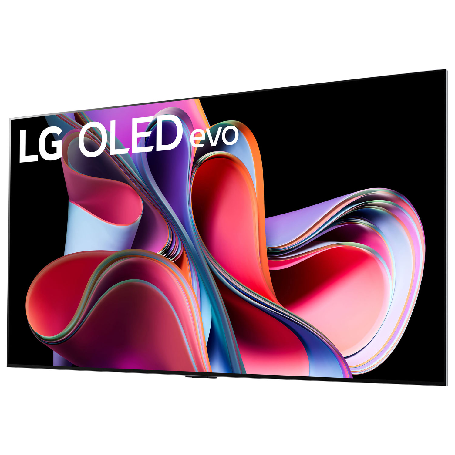 Téléviseur intelligent webOS HDR DELO UHD 4K evo Gallery G3 de 55 po de LG - 2023 - Argenté satiné