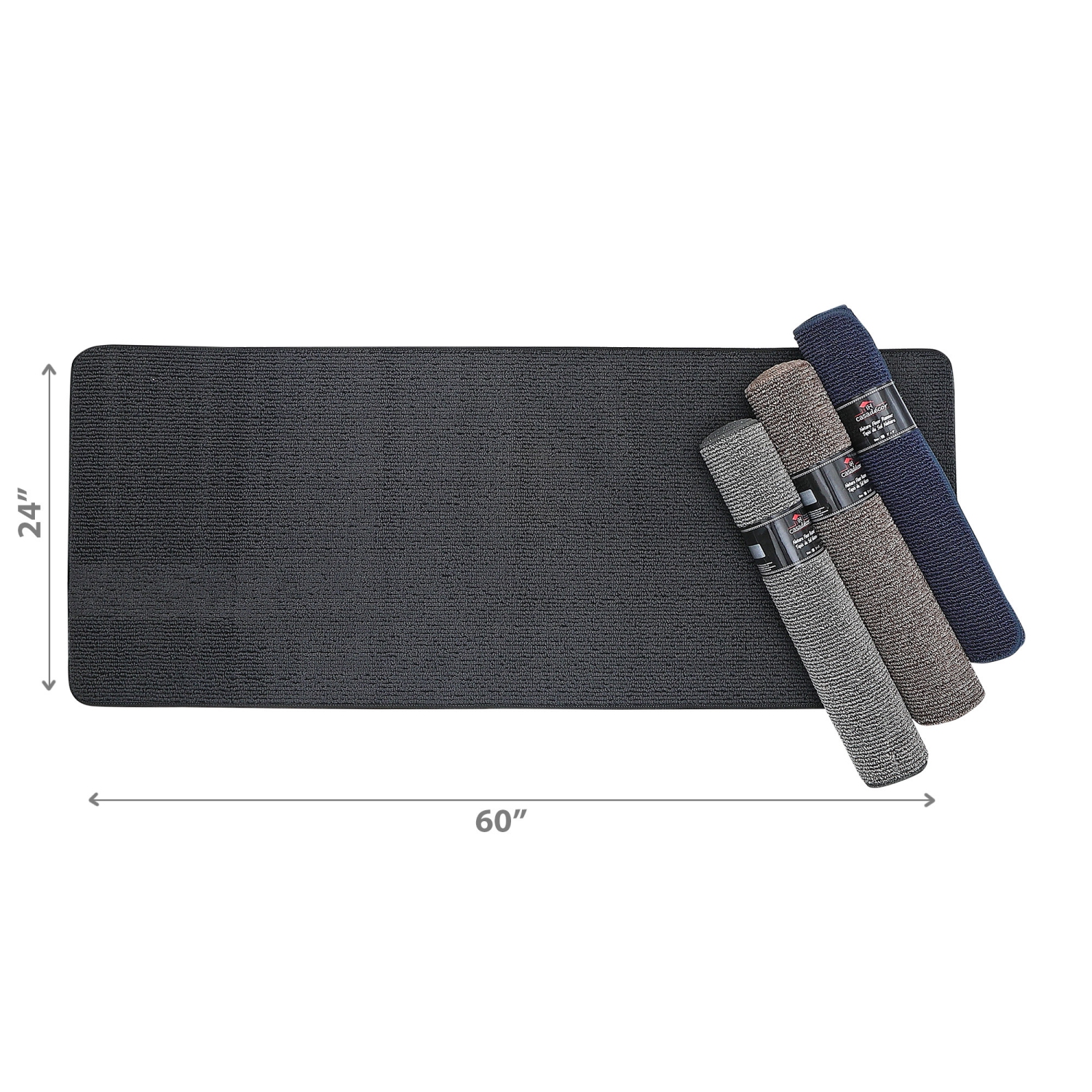 Maison Concepts Nature Solid Tufted Floor Mat Asstd 2' X 5' - Set of 4