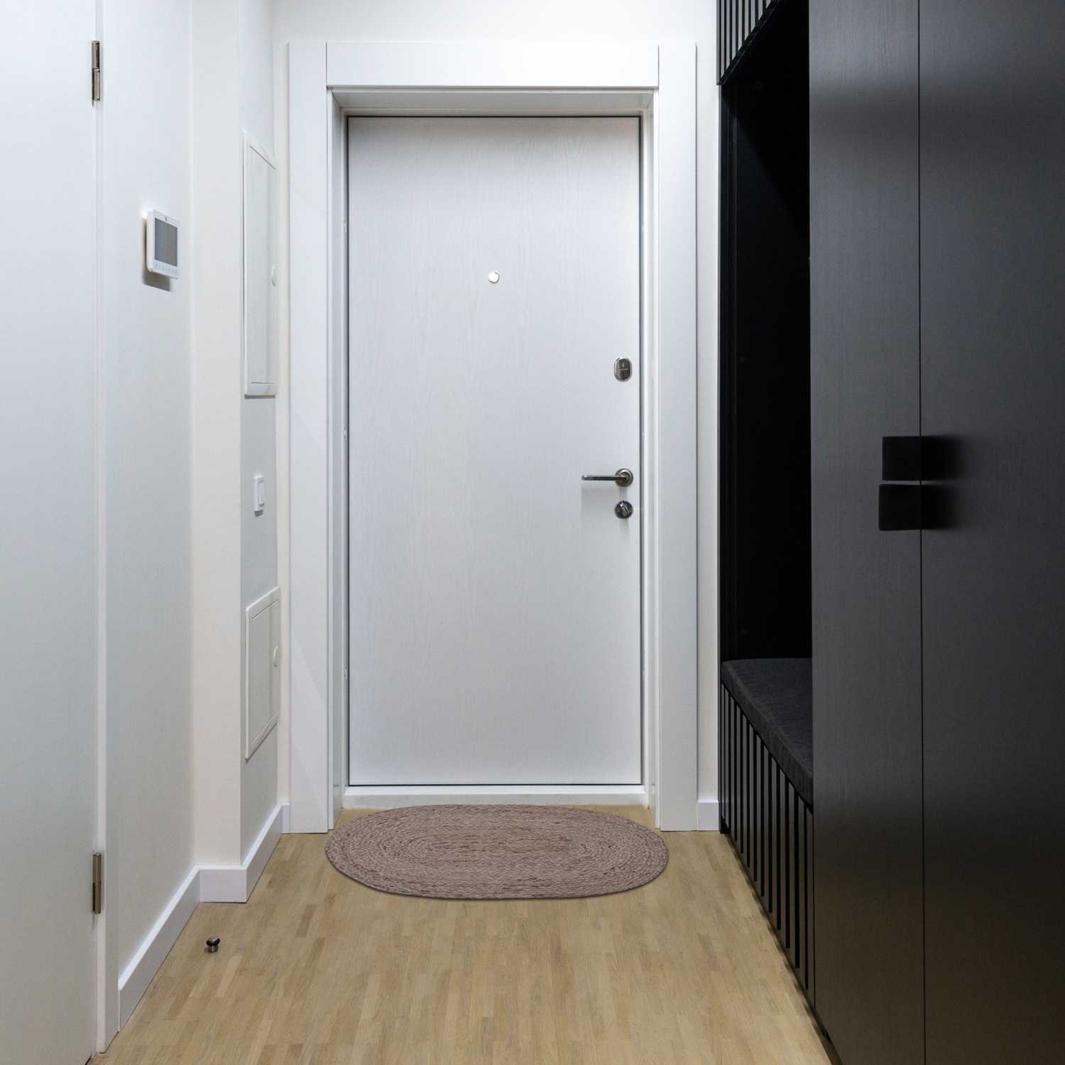 Maison Concepts Ovale Tressé De Jute De Jute 24 X 36