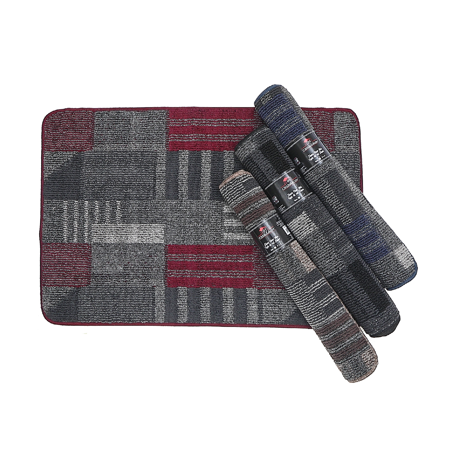 Maison Concepts Zhara Heavy Tufted Floor Mat Asstd 3' X 4' - Set of 4